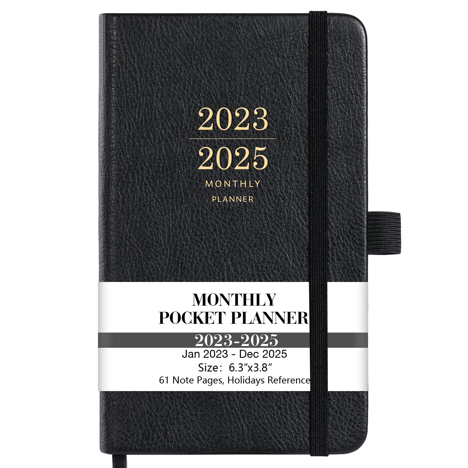 2023-2025 Monthly Pocket Planner & Calendar - 3 Year Compact Organizer (6.3