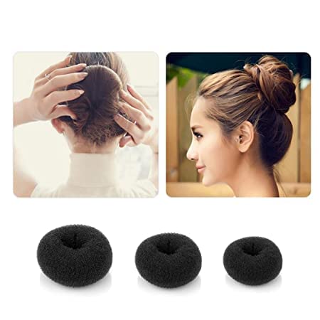 KYNA Professional Hair Donut Bun Maker - 3 Pack Hair Styling Accessories for Women & Girls | Perfect for Updos, Ponytails & Special Occasions