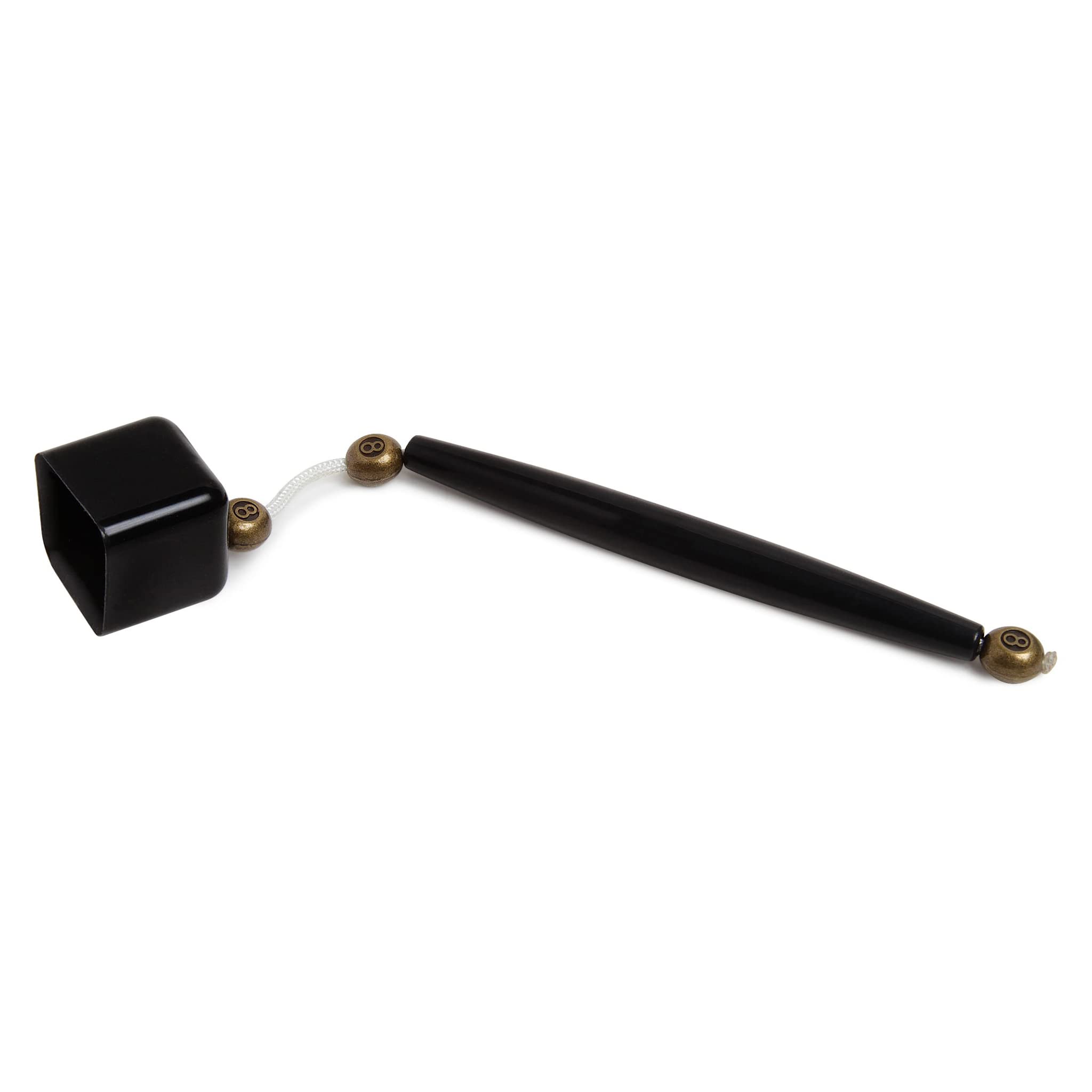 OKKO Black Pocket Chalker - Premium Billiard Pool Cue Chalk Holder with Secure Grip - Perfect for Pool Players & Bar Games Accessories