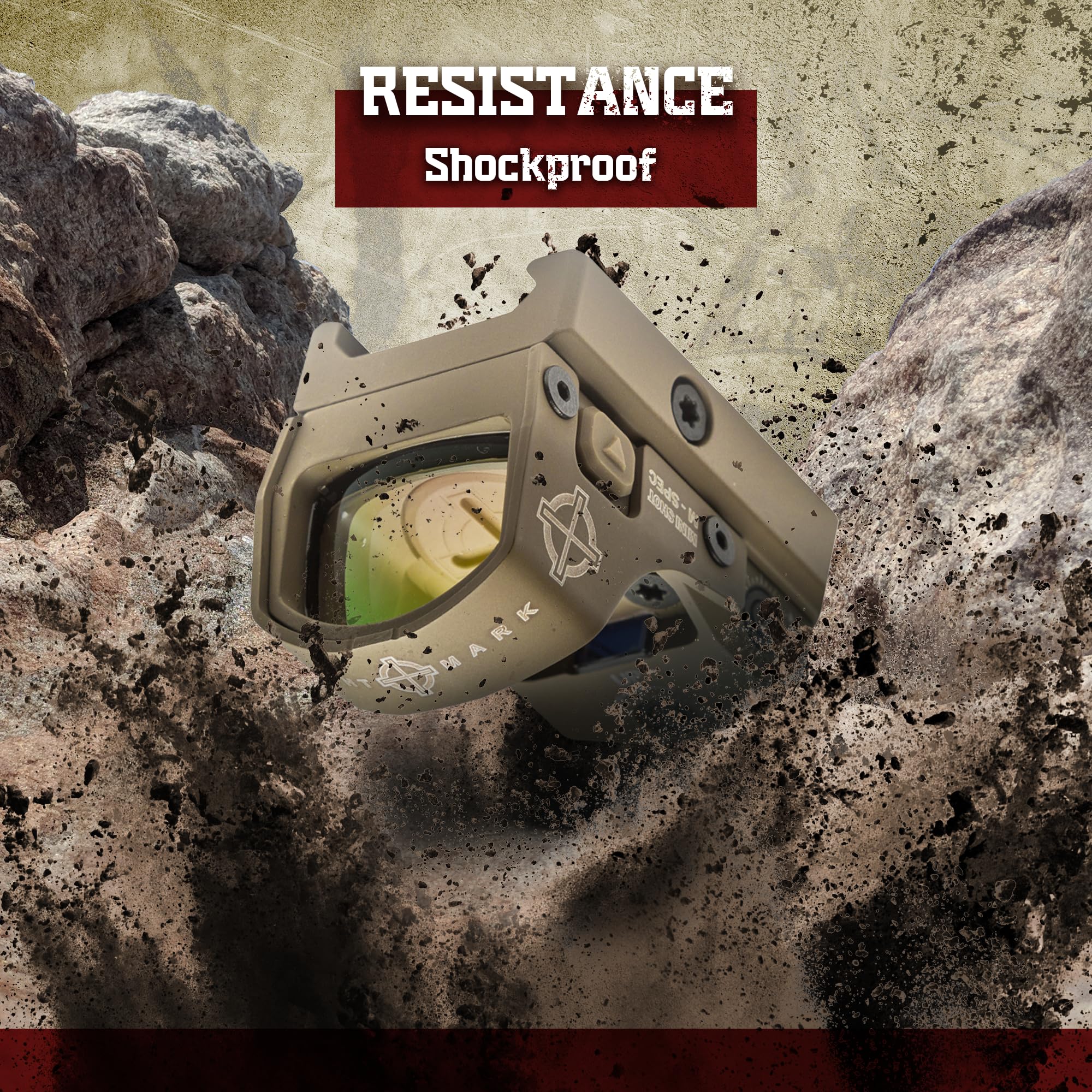 Sightmark Mini Shot M-Spec Reflex Sight - Red Dot Sight for Pistols & Rifles | Perfect for Hunting, Tactical Shooting & Home Defense