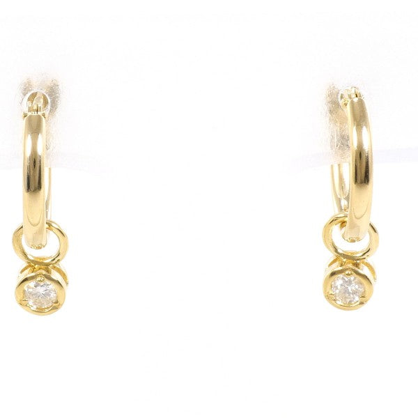 18K Yellow Gold Diamond Stud Earrings for Women - Elegant & Timeless Jewelry Gift for Weddings, Anniversaries & Special Occasions