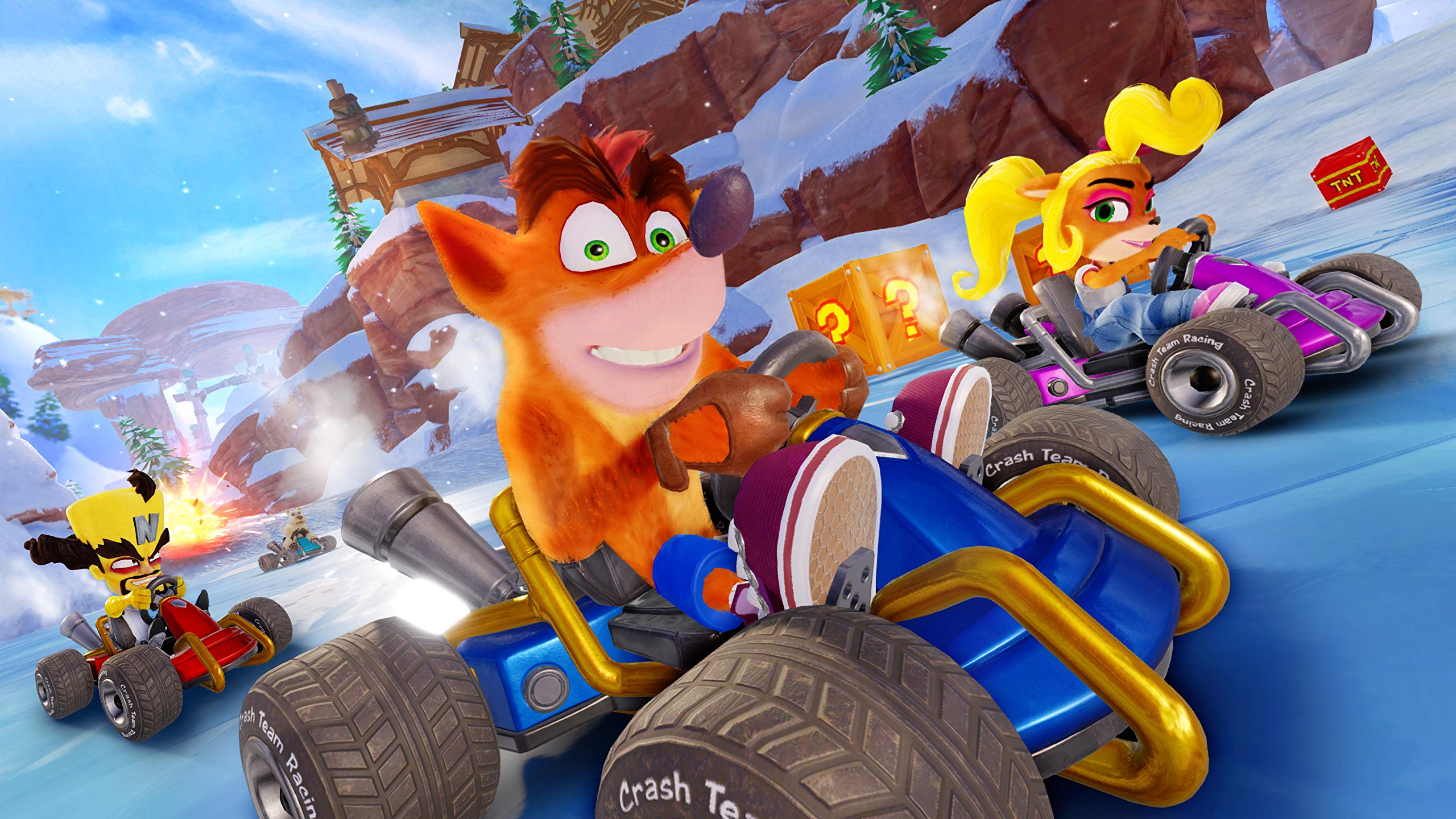 Crash Team Racing Nitro Fueled - PS4 Game for Playstation 4 | High-Speed Racing Adventure for Family & Friends Game Night