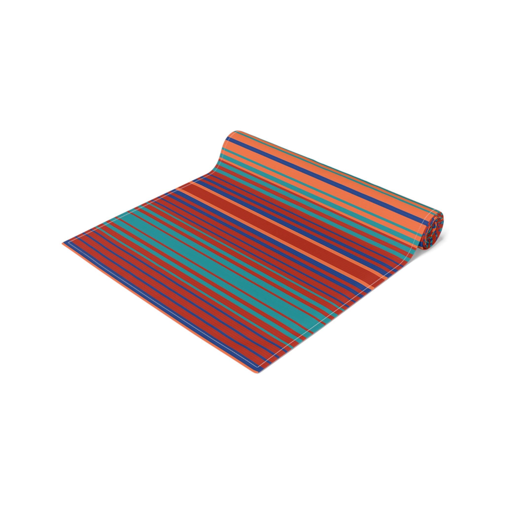 Lakeshore Ridge Striped Table Runner for Dining Table - 2 Sizes (12x72 & 18x90 Inches) - Elegant Table Decor for Weddings, Parties & Holiday Dining
