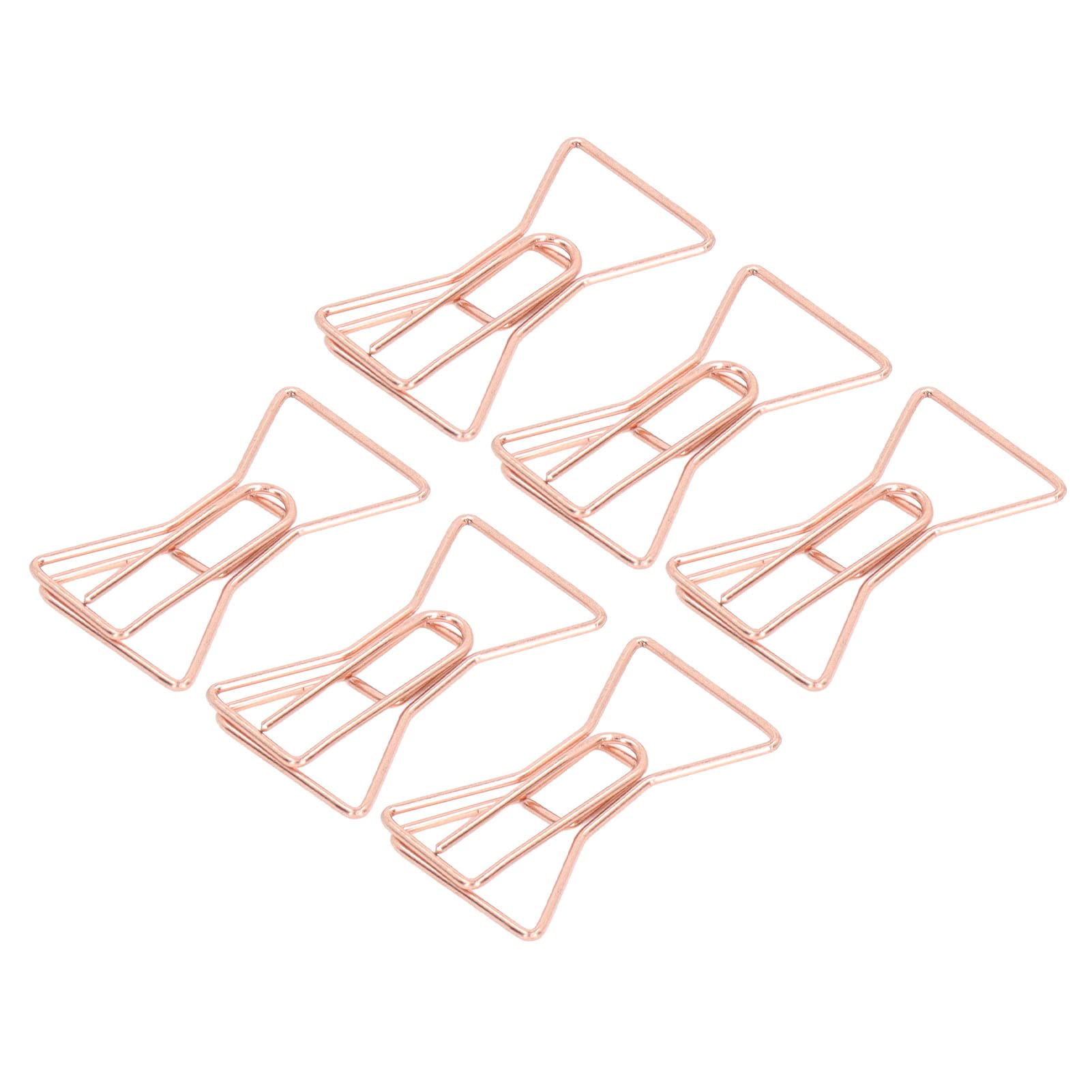 100 PCS Bow Cherry Shaped Metal Paper Clips - Cute & Practical Office Supplies for File Organization, School, Crafting & Gift Wrapping