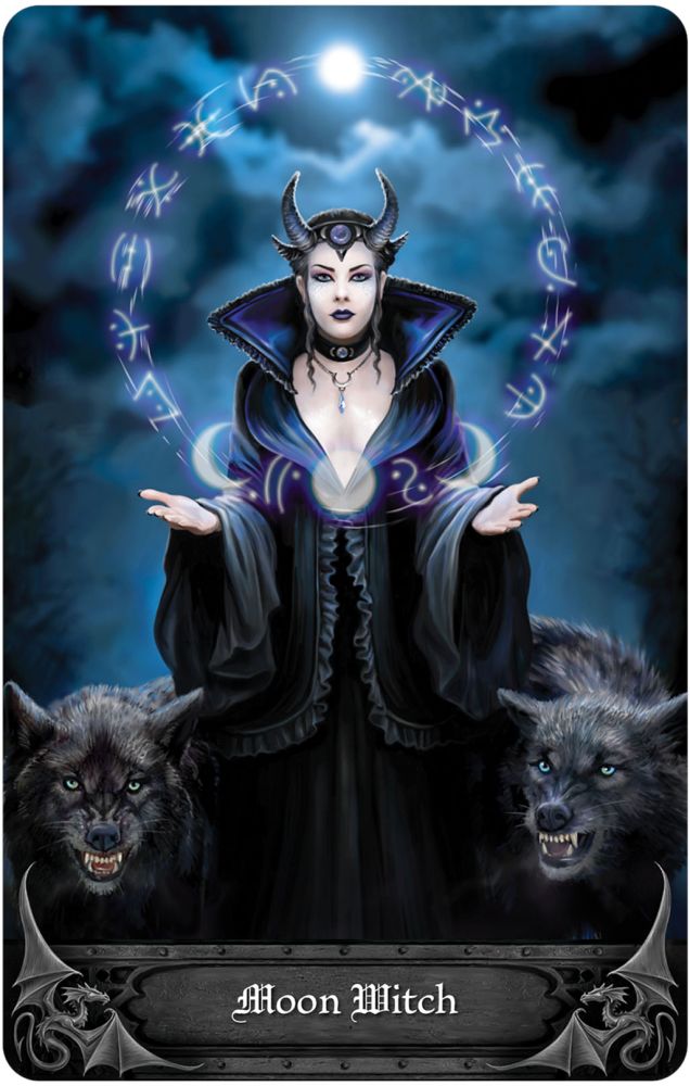 Anne Stokes Gothic Oracle Tarot Cards - Mystical Divination Deck for Spiritual Guidance & Fortune Telling | Perfect for Tarot Readers, Witches & Pagan Practitioners