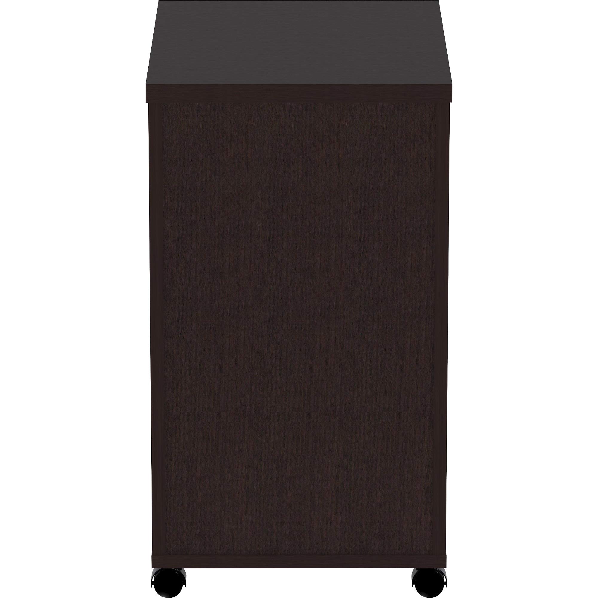 Lorell LLR18219 Essentials Espresso Laminate Pedestal Desk - 24