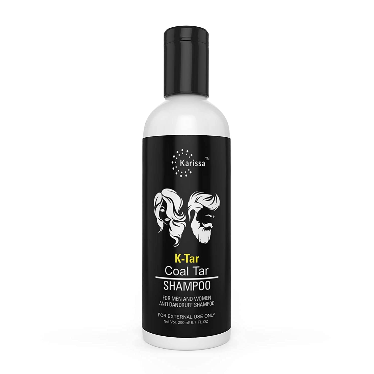 KTAR Anti Itch & Dandruff Shampoo 200ml - Soothes Itchy Scalp, Relieves Flakes - Perfect for Dry, Sensitive Scalp Care at Home or Travel