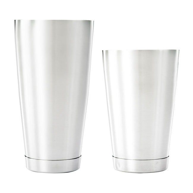 Premium Barfly by Mercer M37082 Heavyweight Cocktail Shaker Set - 18 oz & 28 oz Mirror Finish Stainless Steel - Perfect for Bartenders & Home Mixologists - Ideal for Crafting Martinis, Margaritas & Professional Cocktails