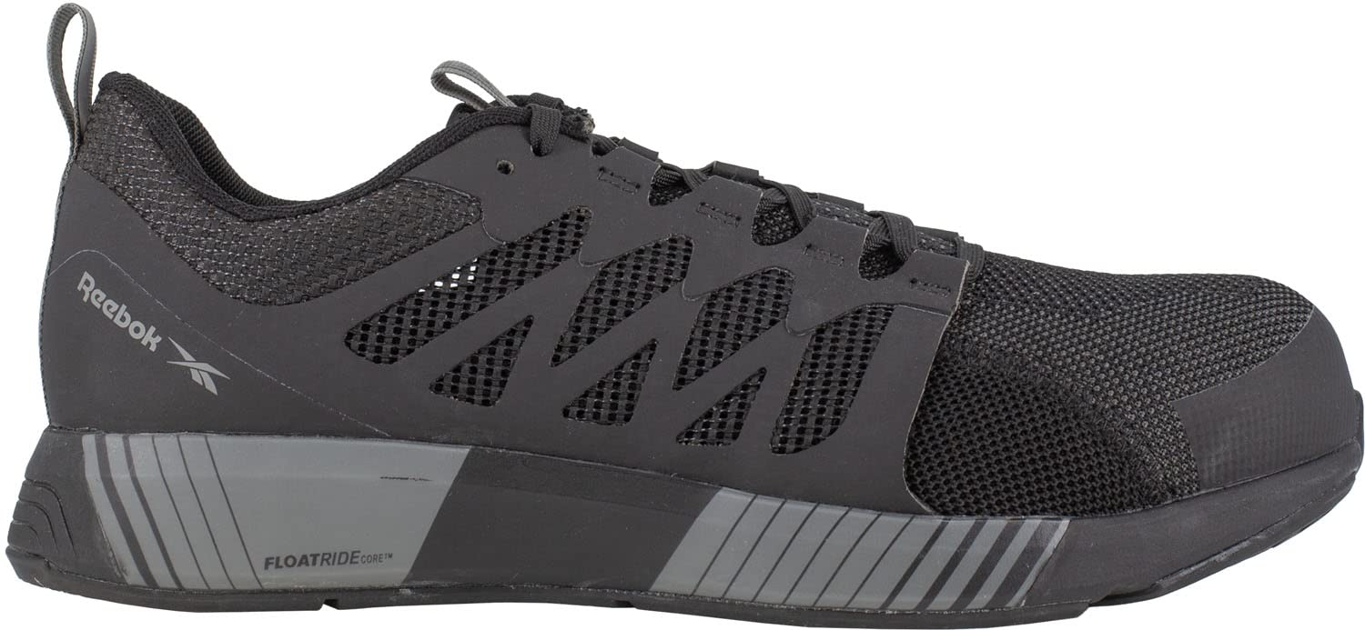Reebok Men's Fusion Flexweave Work Comp Toe Safety Shoes - Lightweight & Durable Work Boots for Construction, Warehouse & Industrial Workers
