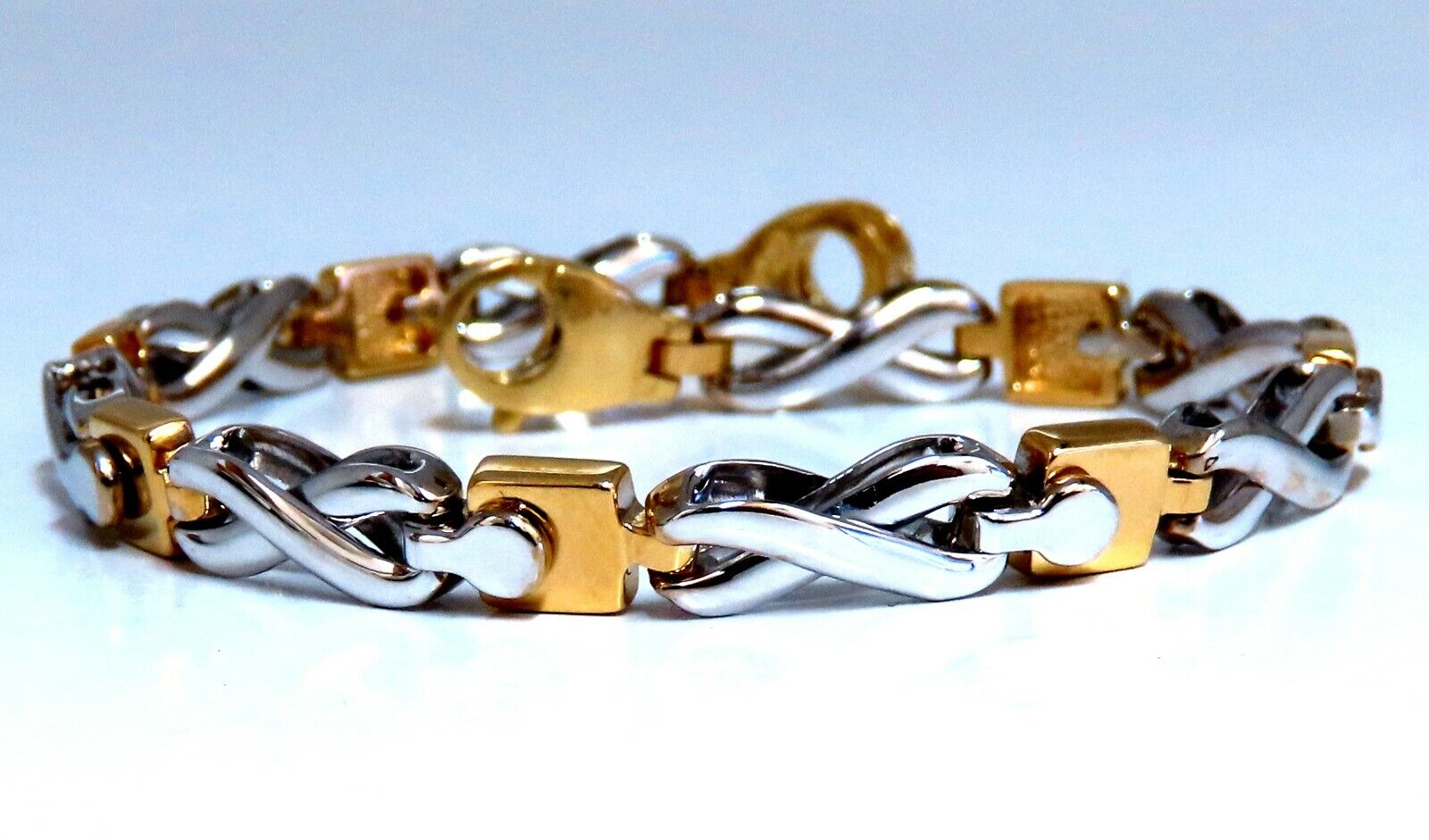 14K Gold Infinity Link Bracelet for Women - Elegant & Durable Jewelry Gift for Birthday, Anniversary & Special Occasions