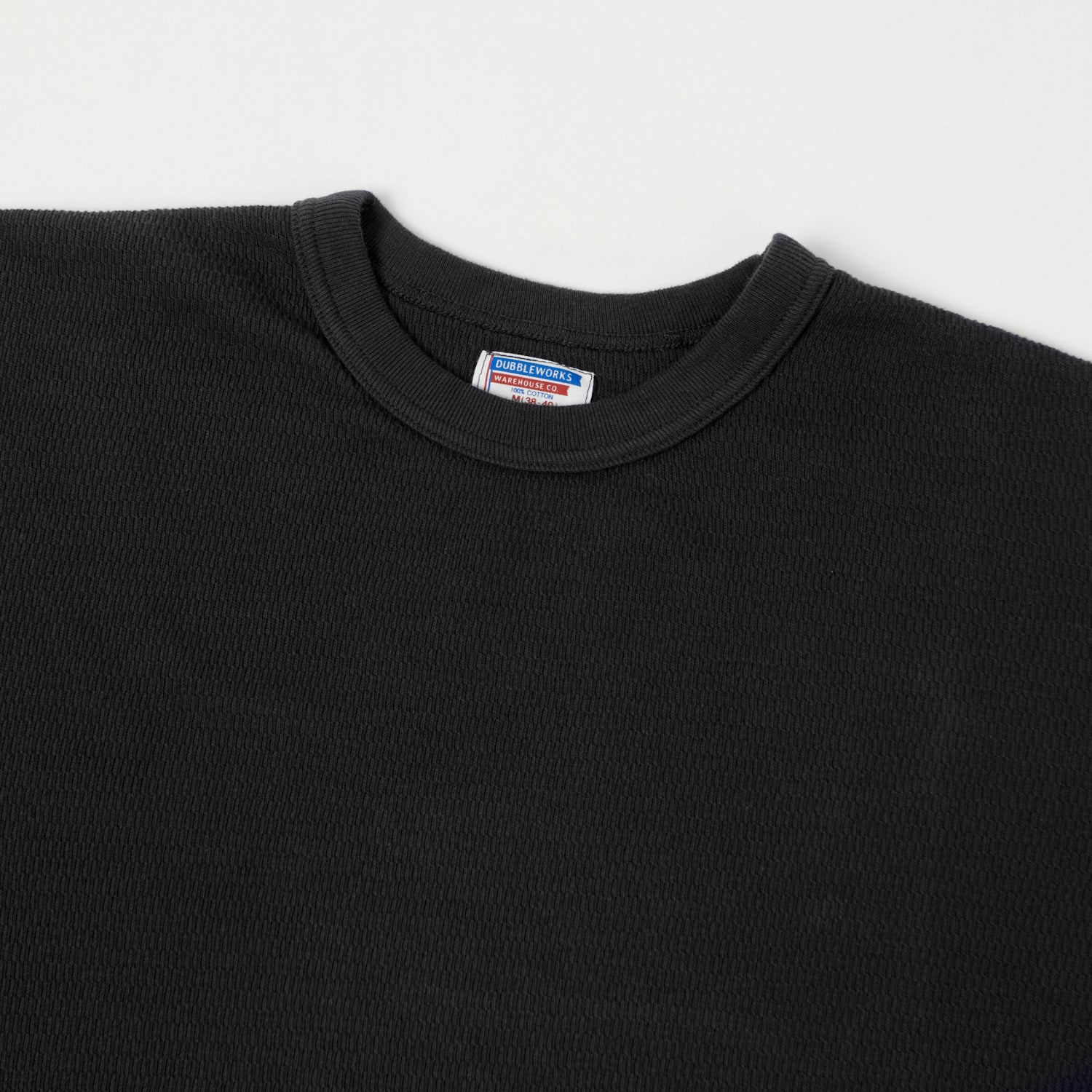 Dubbleworks Long Sleeve Thermal Crew Neck T-Shirt for Men - Warm Winter Base Layer, Soft & Comfortable Sumikuro Fabric - Perfect for Outdoor Activities, Layering, and Cold Weather Wear