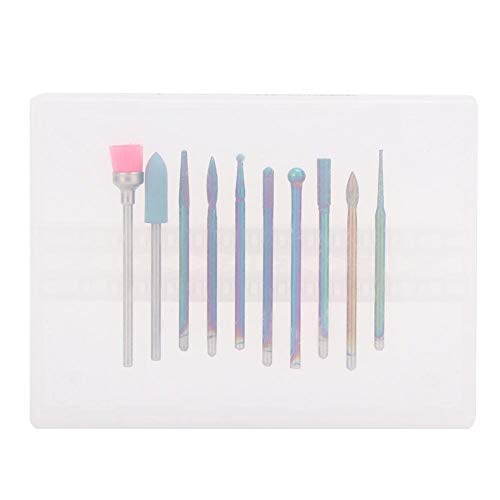 10PCS Electric Nail Drill Bit Set - Professional Manicure & Pedicure Kit for Gel Polish Removal, Nail Shaping & Cuticle Care | Perfect for Home & Salon Nail Care