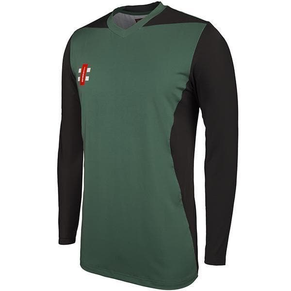 Gray Nicolls T20 Long Sleeve Cricket Shirt - Breathable Performance Jersey for Cricket Matches & Training - Ideal for Professional & Amateur Players