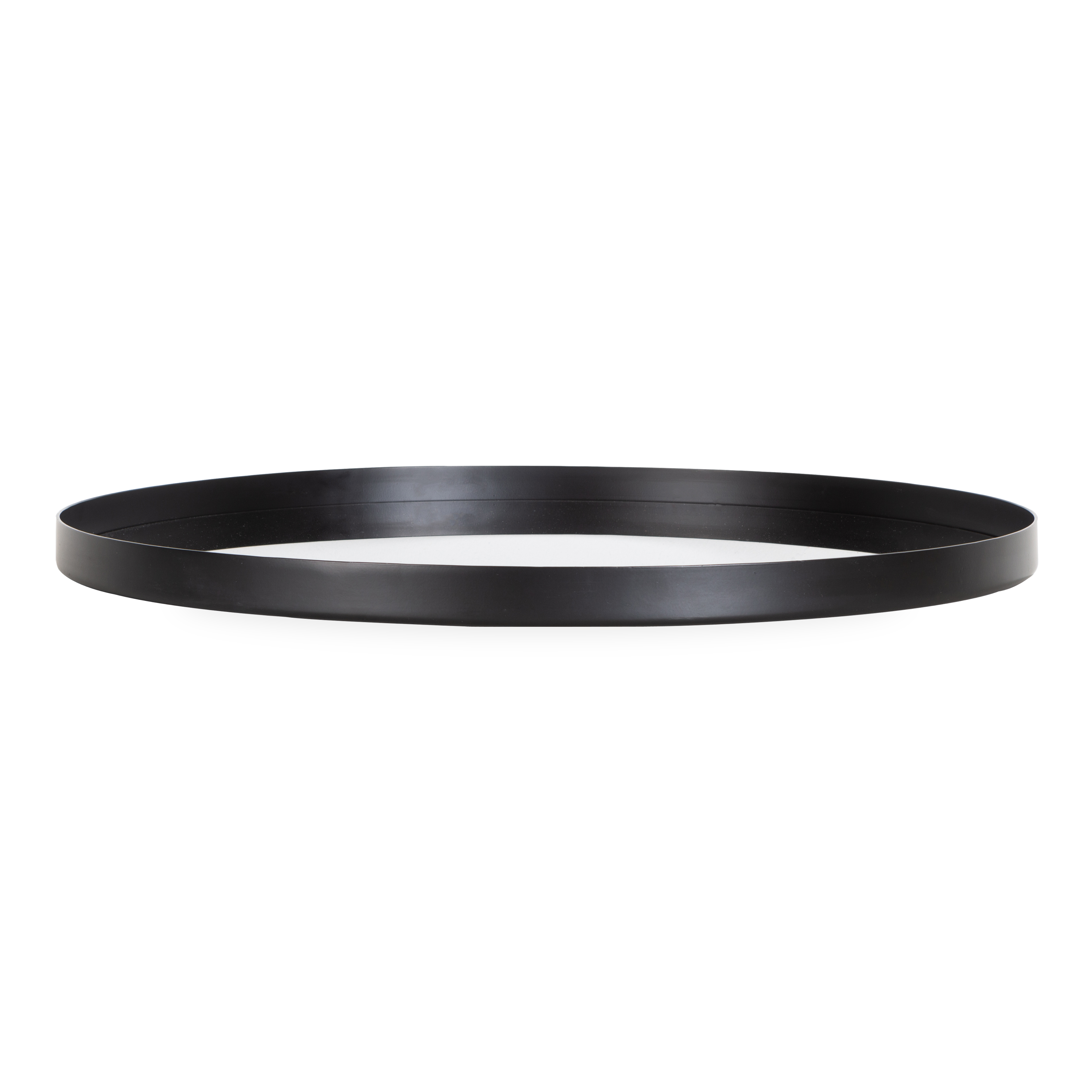 Round Mirror Tray - Decorative Reflective Serving Tray for Vanity, Jewelry & Home Decor - Perfect for Makeup Organization, Bathroom Essentials & Coffee Table Display