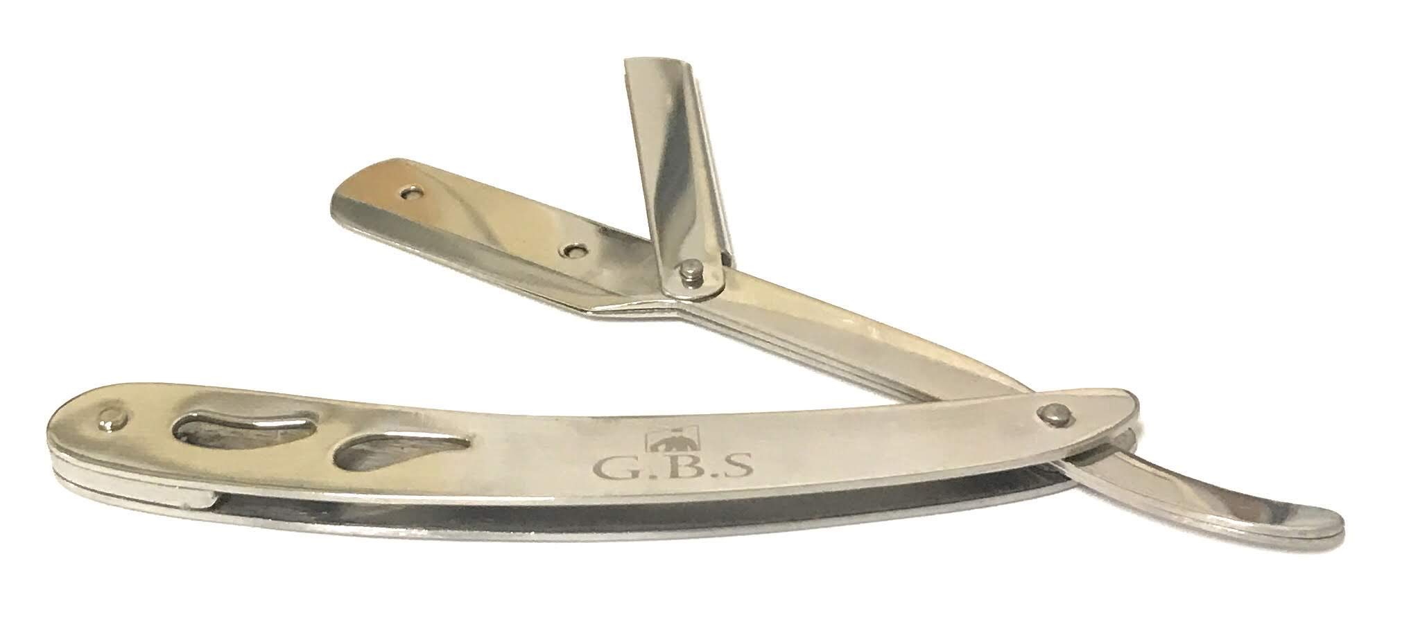 G.B.S Professional Barber Straight Edge Razor Shavette with 32 Double Edge Blades - Precision Shaving Tool for Men's Grooming, Beard Trimming & Barber Shop Use