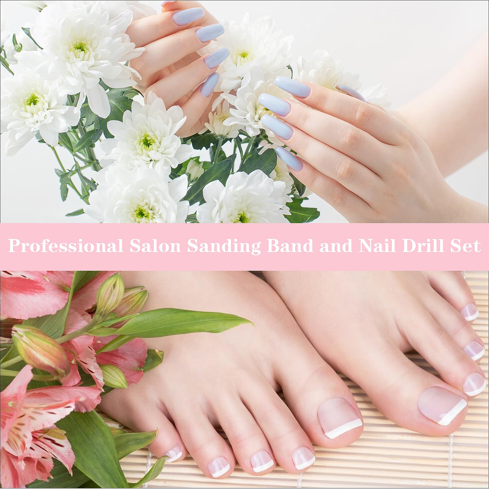 200Pcs Small Sanding Bands for Nail Drill - 3.1mm Mandrel Drill Bits with 80/150/180/240 Grit - Professional Nail File Sanding Bands for Manicure, Pedicure & Nail Polish - Perfect for Home Salon & DIY Nail Care