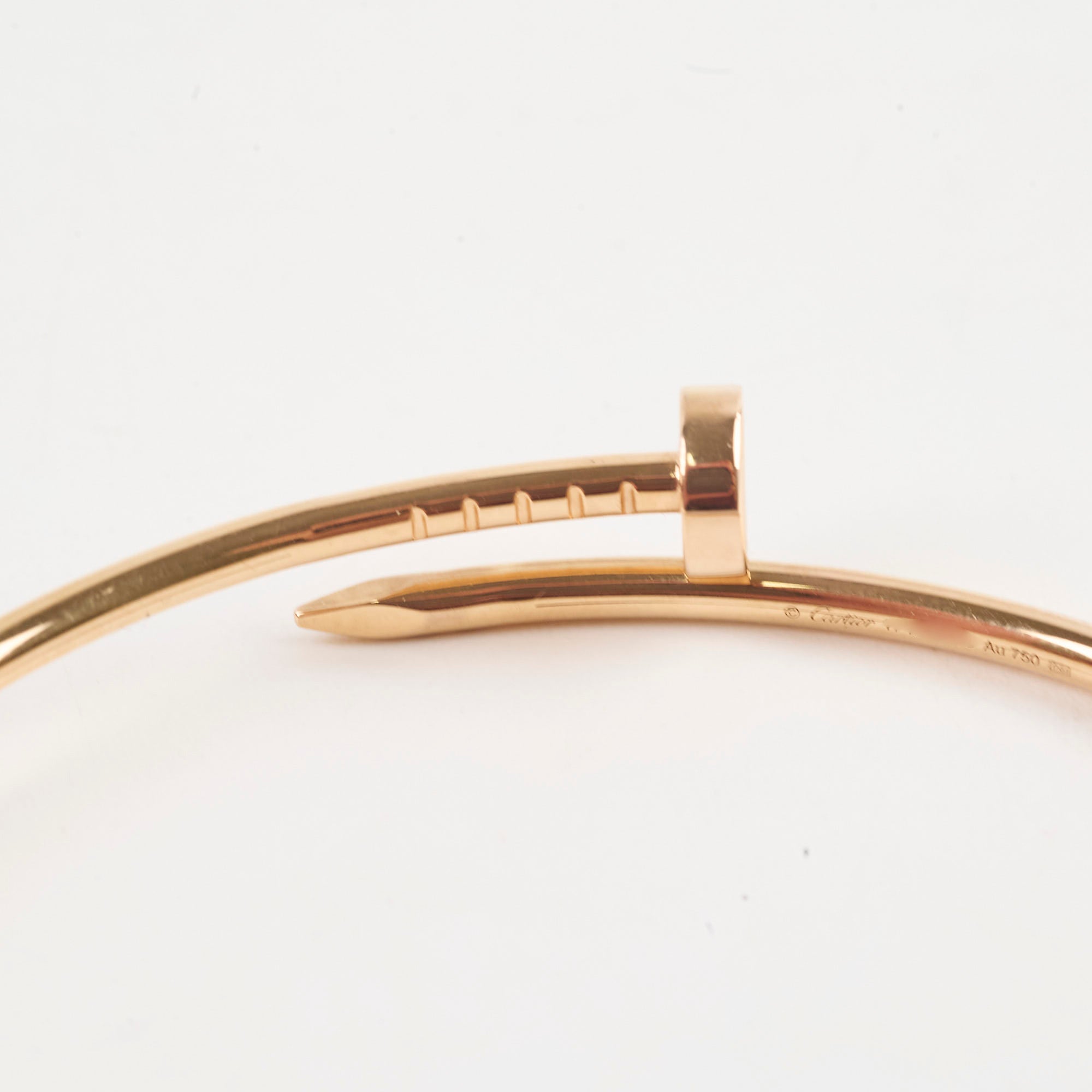 Cartier Juste Un Clou Bracelet 18K Pink Gold Size 17 - Luxury Jewelry for Women, Elegant Everyday Wear & Special Occasions