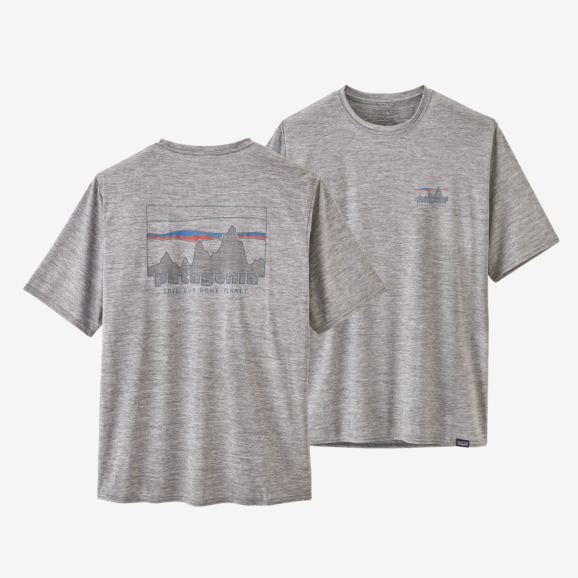 Men's Capilene® Cool Daily Graphic T-Shirt - Moisture Wicking & Breathable Activewear for Hiking, Running & Outdoor Adventures