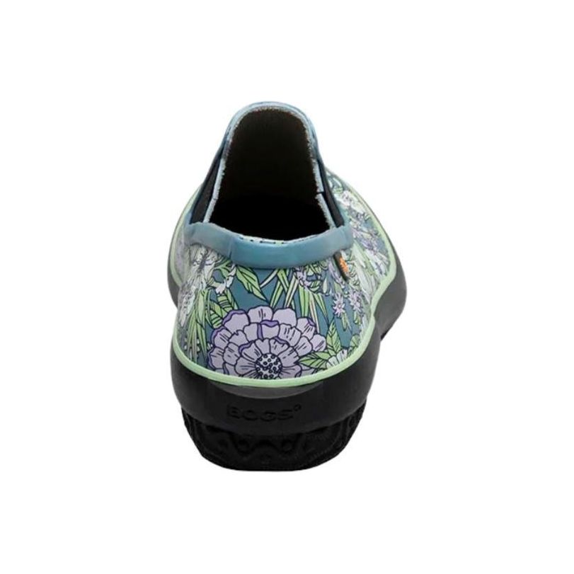 BOGS Women's Slip-On Floral Patch Shoes - Comfortable & Stylish Casual Footwear for Walking, Gardening, and Outdoor Activities