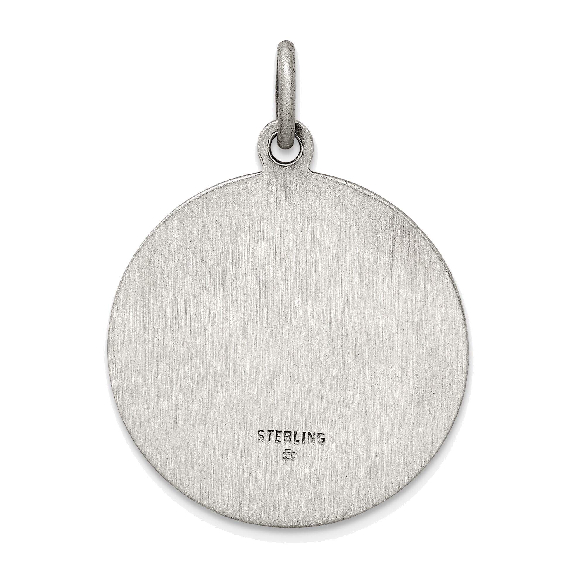 Sterling Silver Our Lady of Guadalupe Medal - Religious Jewelry for Faithful Wear