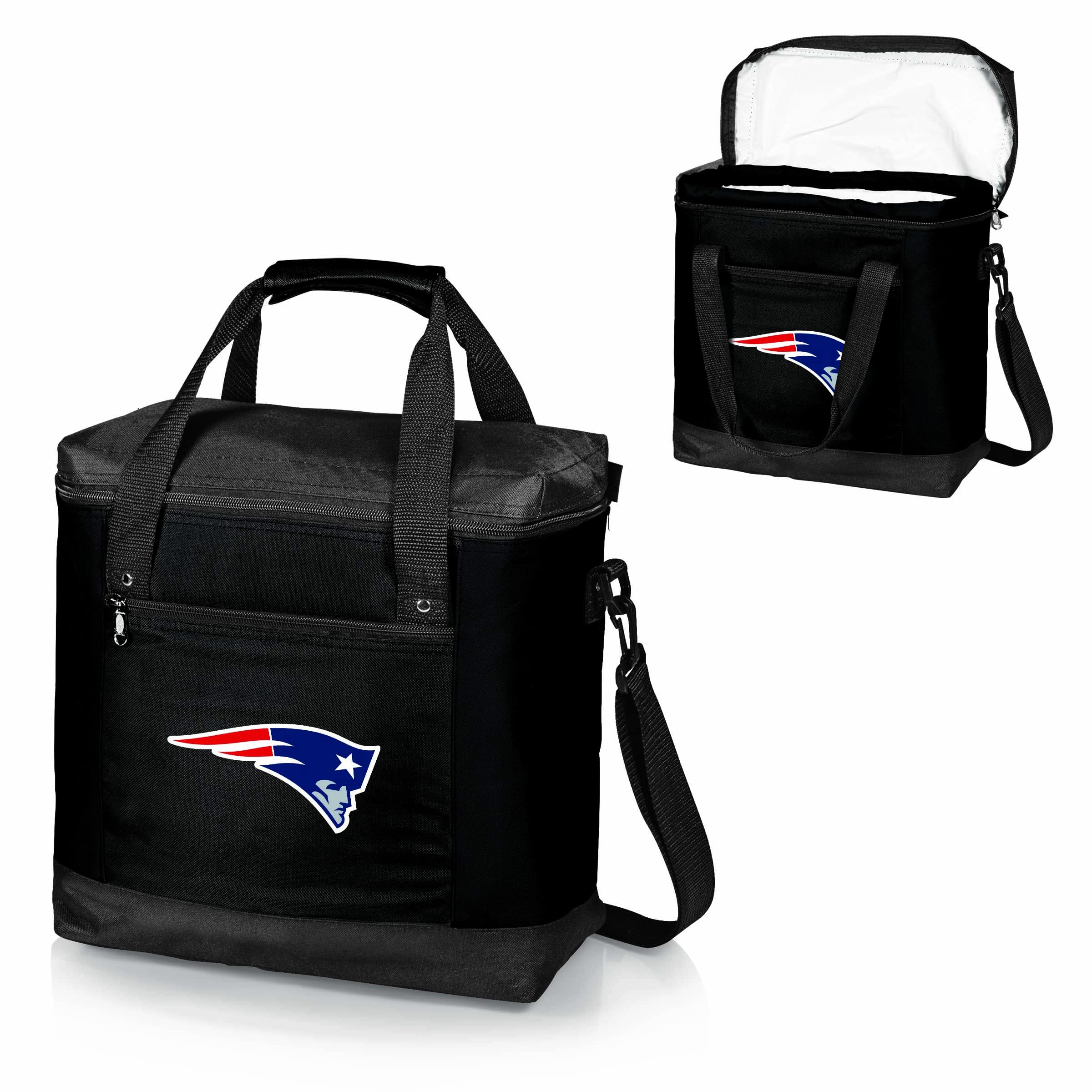 PICNIC TIME NFL Montero Insulated Tote Cooler Bag - Portable Soft Cooler for Picnics, Beach, Tailgating & Outdoor Activities (Black) - Keep Drinks Cold for Hours