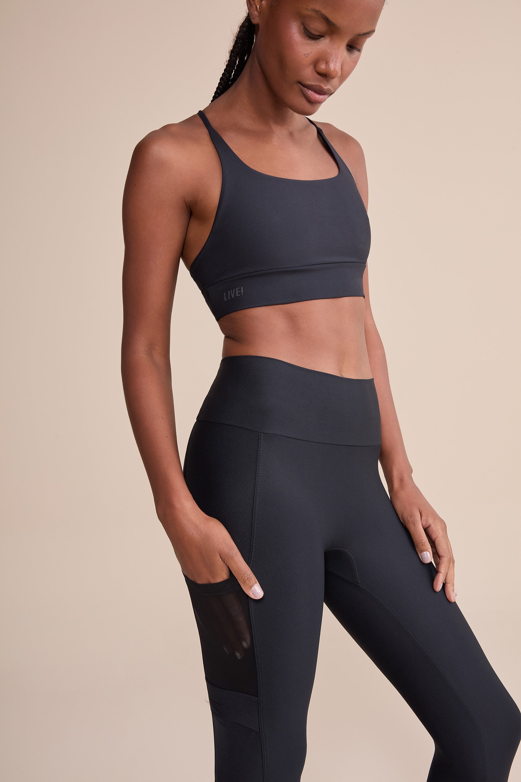 Hydefit® Adaptiv Strong Leggings - High Waist Yoga Pants for Women, Tummy Control Workout Leggings with 4-Way Stretch - Perfect for Gym, Running & Everyday Wear