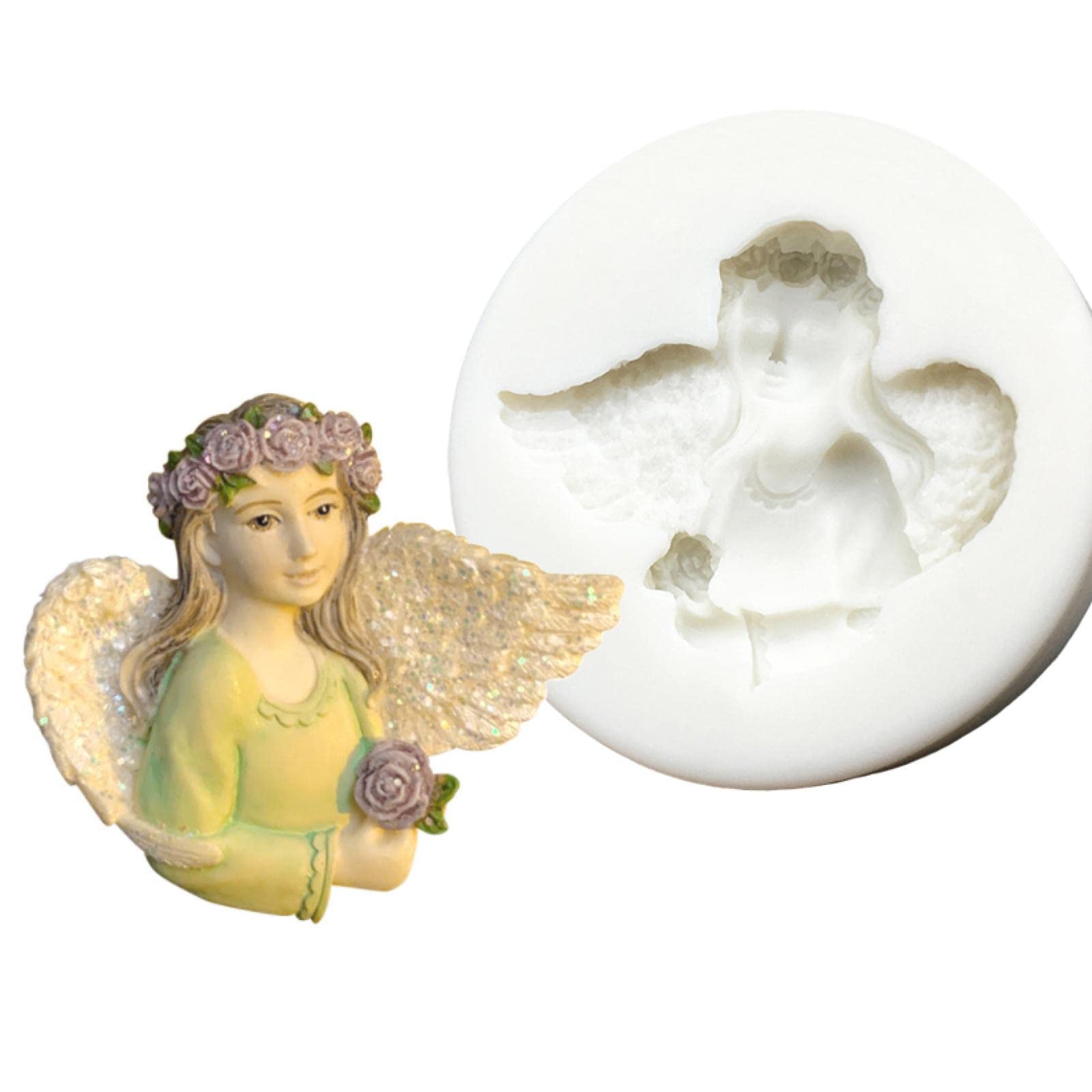 Premium Fondant Molds & Chocolate Molds Set - Garland Angel Girl Cupcake Baking Mould for Fondant Cake Decorating Tools | Perfect for Birthday, Wedding, and Holiday Dessert Decoration