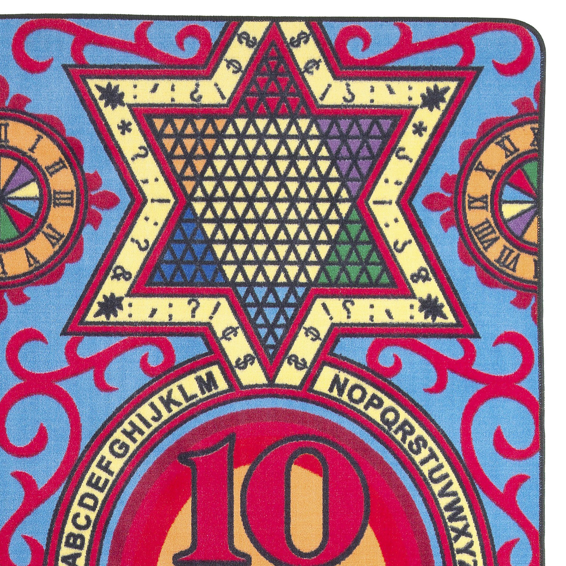 Flagship Carpets Educational Area Rug for Kids - Interactive Learning Carpet with Alphabet, Numbers & Games - 6' x 12' Multicolor Playroom Rug for Classroom, Nursery & Children's Bedroom - Perfect for Early Childhood Education & Playtime Activities