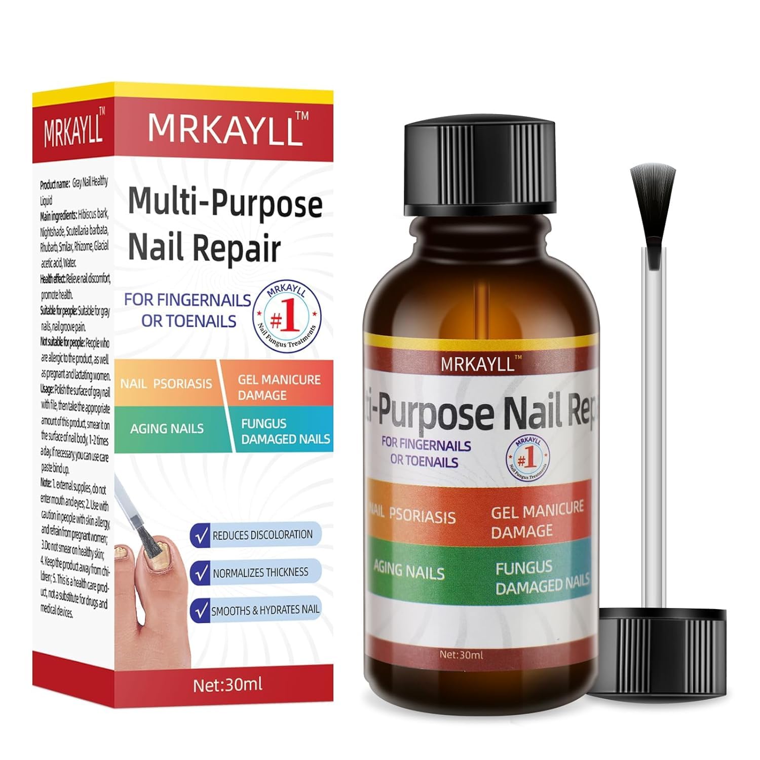 Extra Strength Toenail Fungus Treatment - Fast Acting Antifungal Solution for Toenails & Fingernails | 30ML (1 FLOZ) | Effective Remedy for Athlete's Foot & Nail Discoloration