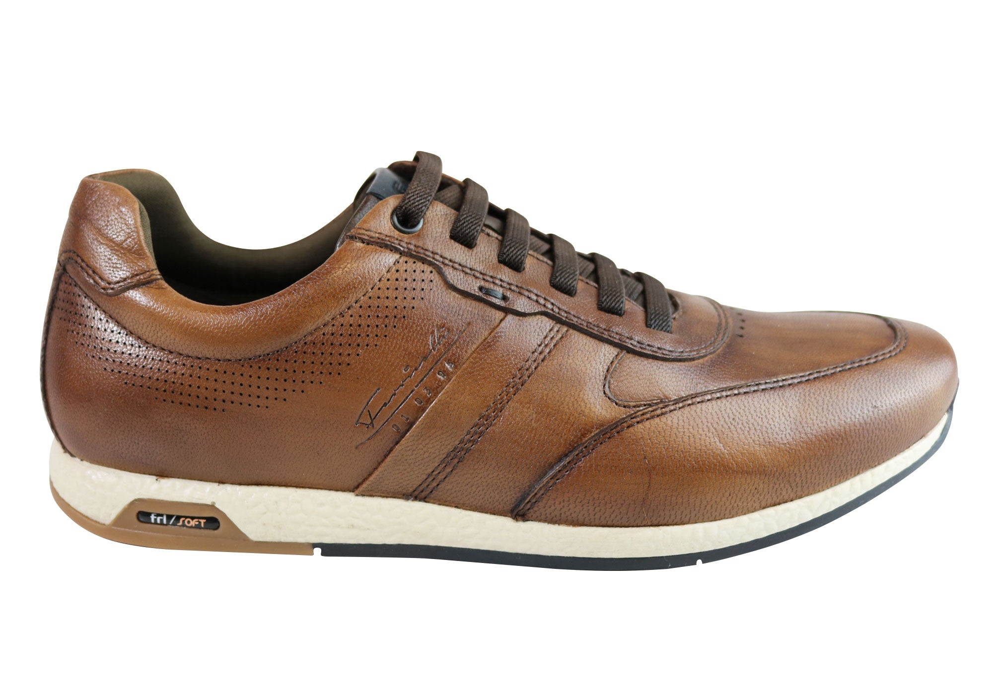 Ferricelli Neals Men's Comfort Leather Slip-On Casual Shoes - Handmade in Brazil - Perfect for Work, Travel & Everyday Wear