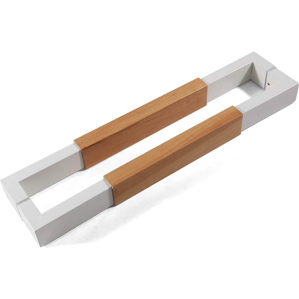 FMOGE Stainless Steel Push-Pull Door Handle for Solid Wood & Glass Doors - Black/White Options (1200mm) - Perfect for Modern Homes, Offices & Commercial Spaces