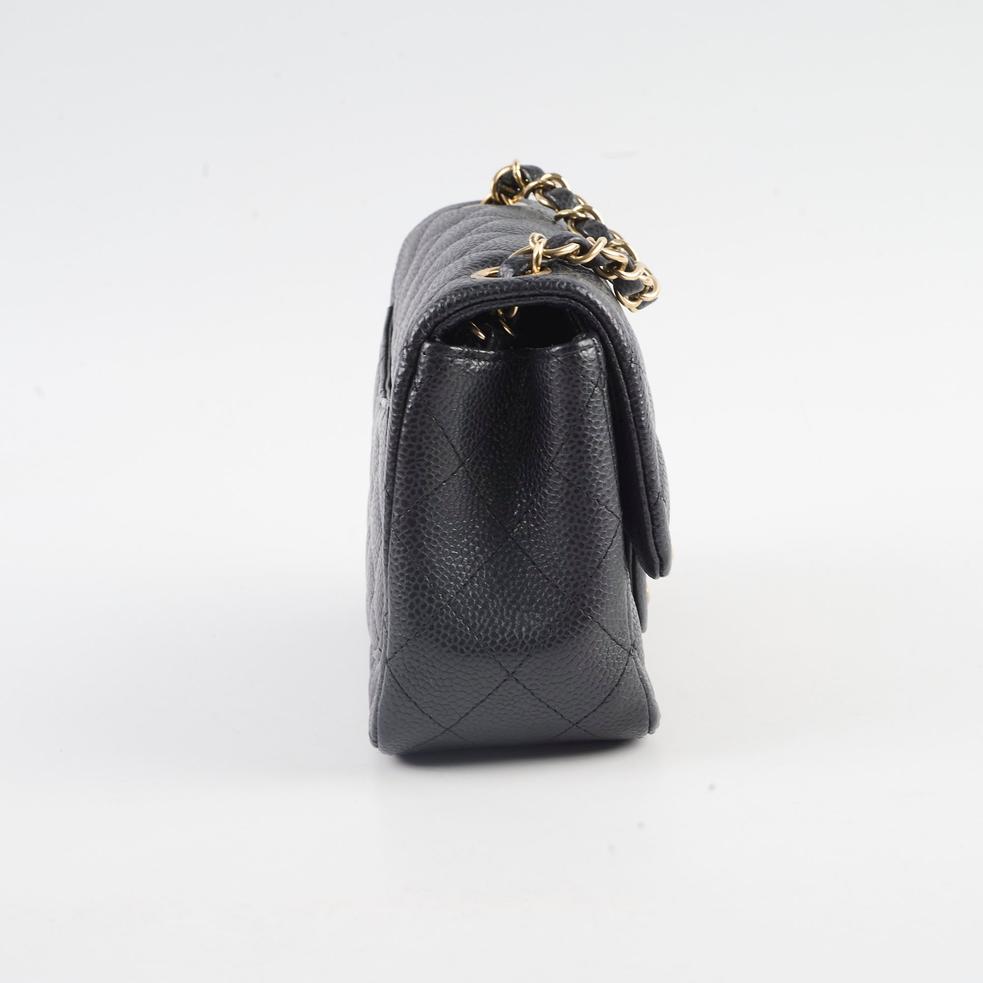 Chanel Mini Square Caviar Black Crossbody Bag - Luxury Quilted Leather Purse for Women | Perfect for Evening Parties, Date Nights & Special Occasions