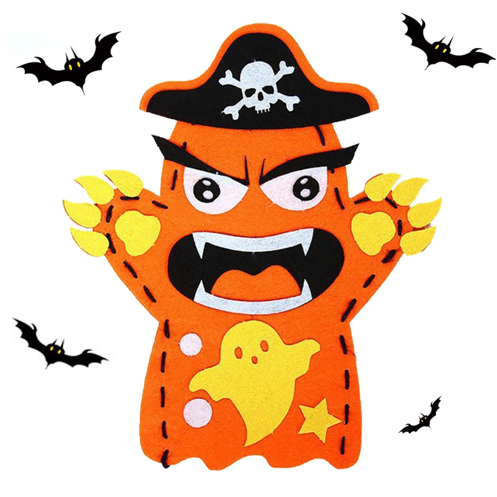 Handmade Halloween Hand Puppets - Storytelling Puppet Toys for Kids | DIY Puppet Craft Supplies for Play Parties & Halloween Costume Parties
