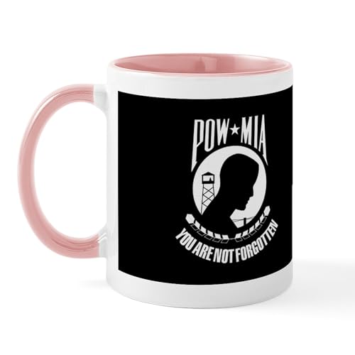 White/Pink Inside - POW MIA Military Flag Mug