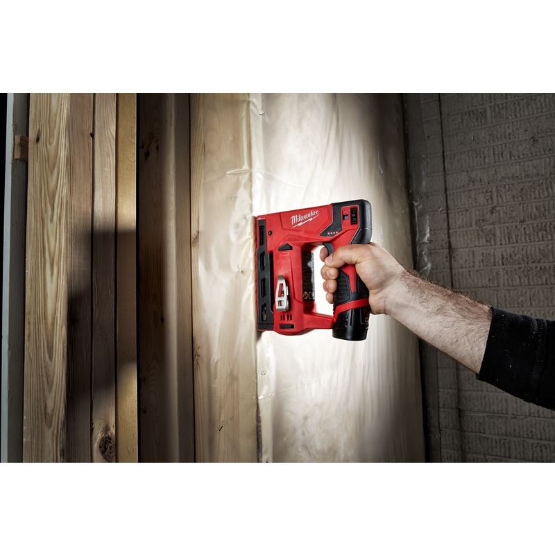 20V M12 12-Volt Lithium-Ion Cordless 3/8-Inch Crown Stapler (Tool Only) - Perfect for DIY Projects, Upholstery, and Home Repairs