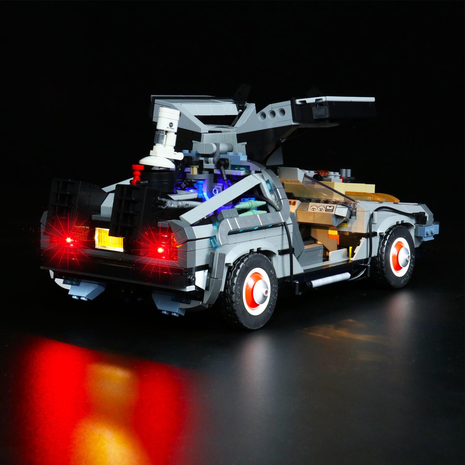 LEGO Technic Back to The Future 10300 Light Kit - Compatible with Official LEGO Sets - DIY Lighting for DeLorean Time Machine Model - Perfect for Display, Collectors, and Movie Fans