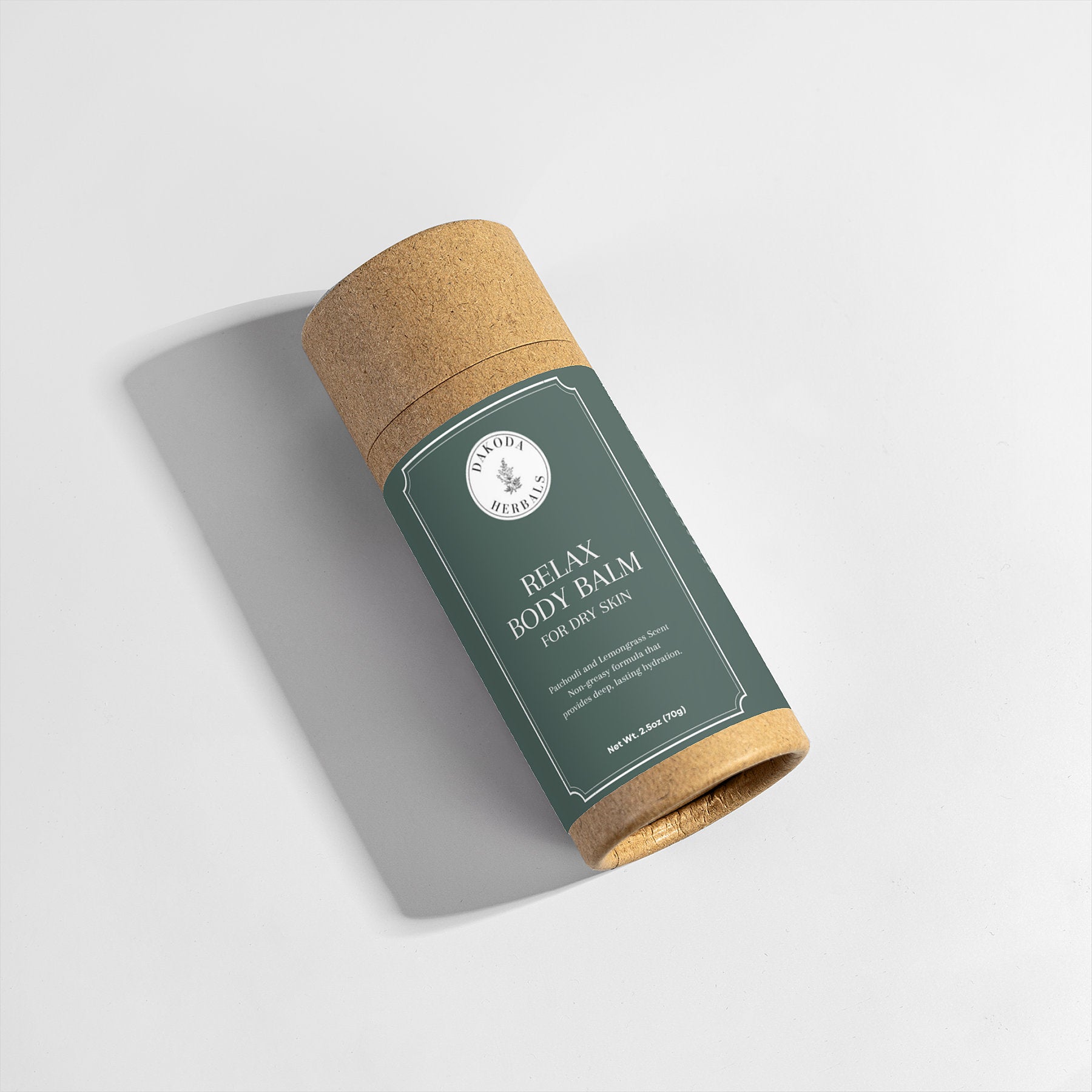Natural Relax Body Balm for Dry Skin - Patchouli & Lemongrass Scented Moisturizer | Perfect for Massage, Aromatherapy & Daily Skincare Routine