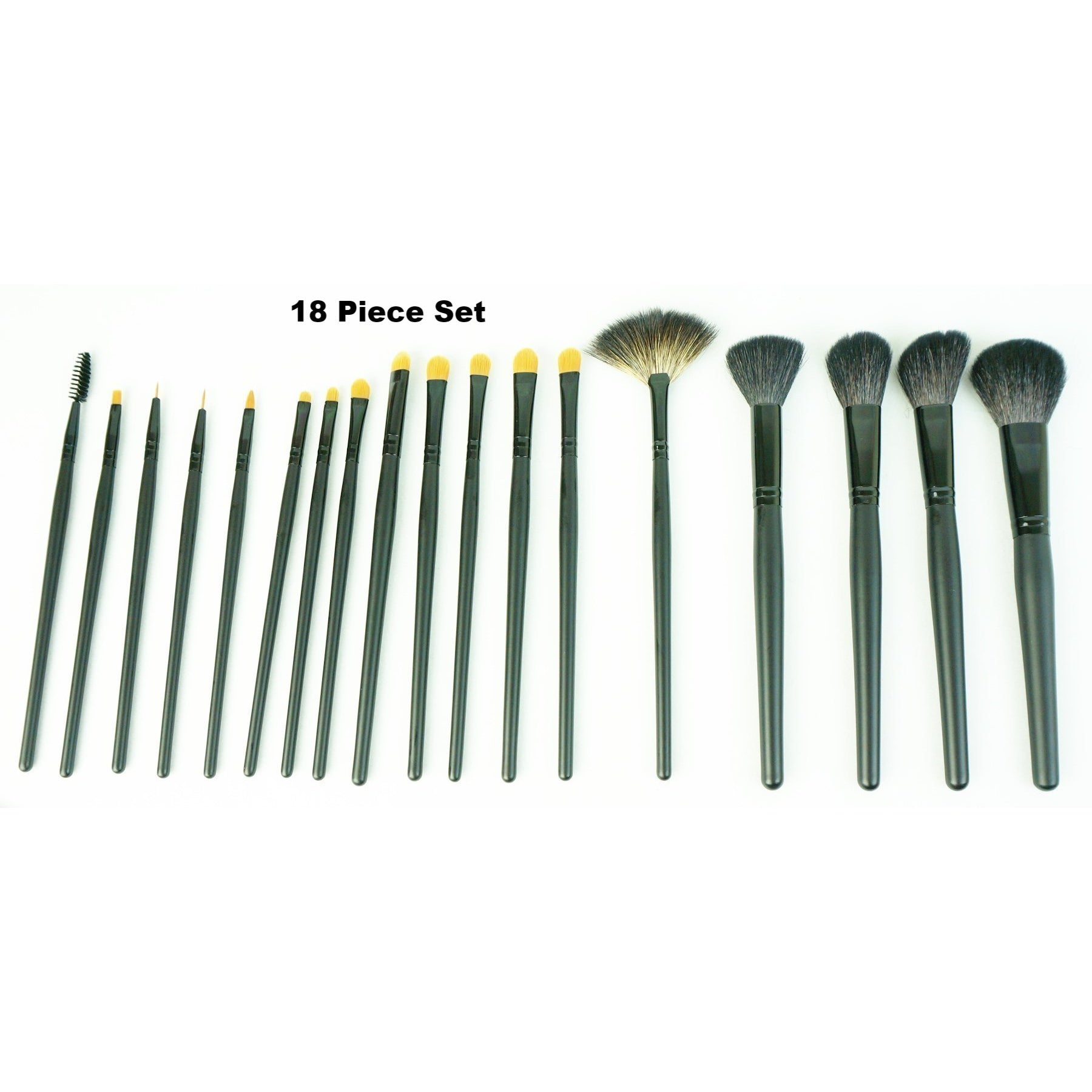 Professional Makeup Brush Set - 12 Piece Vegan & Cruelty-Free Cosmetics Brushes for Foundation, Blending, Contouring - Perfect for Everyday Makeup & Professional Artists
