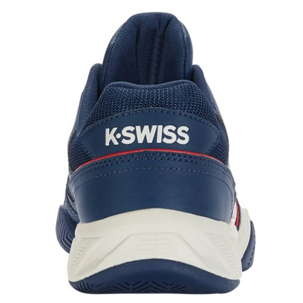 K Swiss Bigshot Light 4 Men's Tennis Shoes - Blue/White - Lightweight Performance Court Shoes for Competitive Play & Casual Wear
