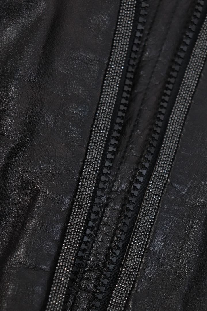 Black Leather Bomber Jacket - Size UK 10 (US Women's 6) - Stylish Outerwear for Women | Perfect for Casual Wear, Night Out & Fall Fashion