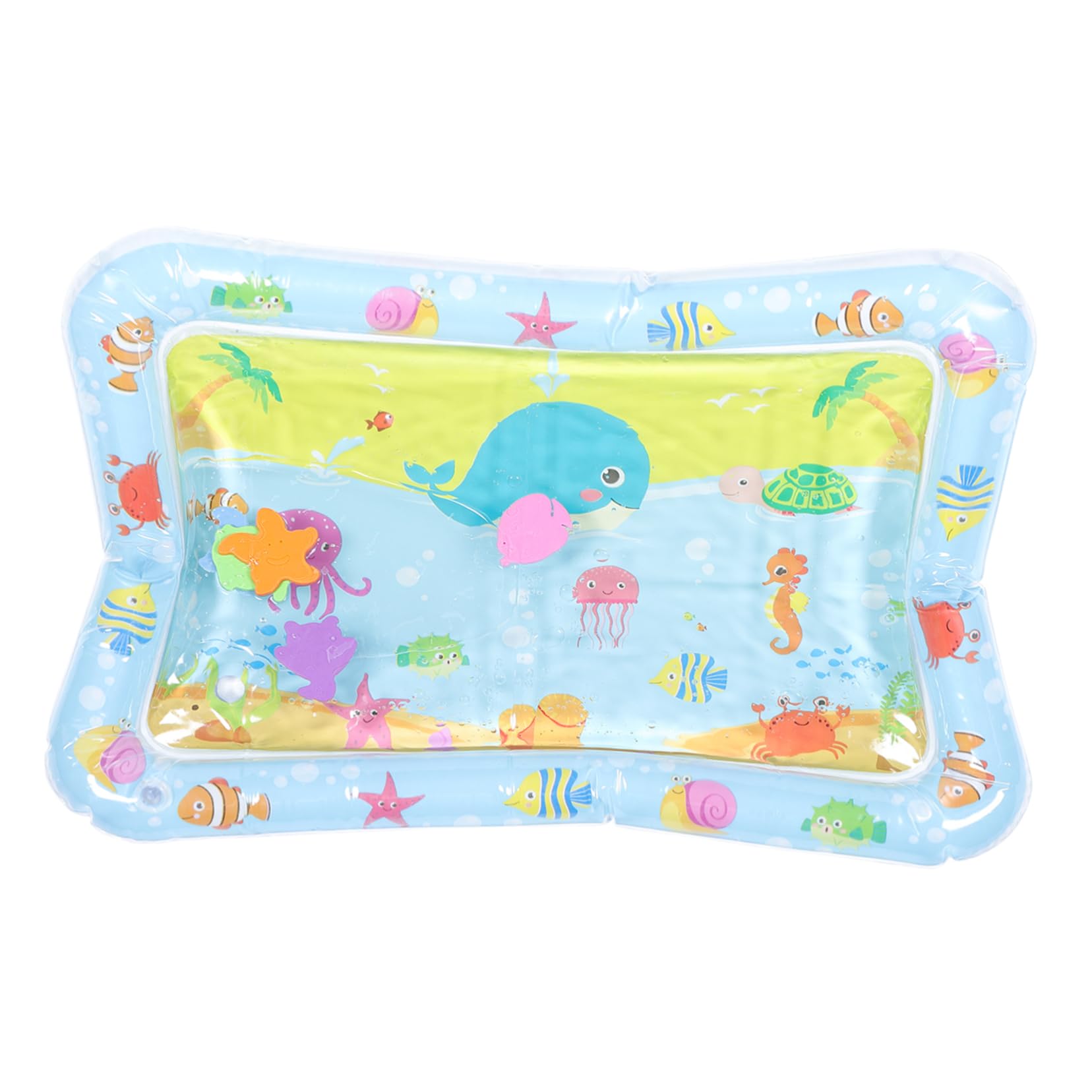 ORFOFE Inflatable Baby Water Play Mat - Sensory Tummy Time Activity Mat for Infants & Toddlers - Non-Toxic PVC, Portable & Easy to Clean - Perfect for Indoor/Outdoor Play, Developmental Learning & Sensory Exploration