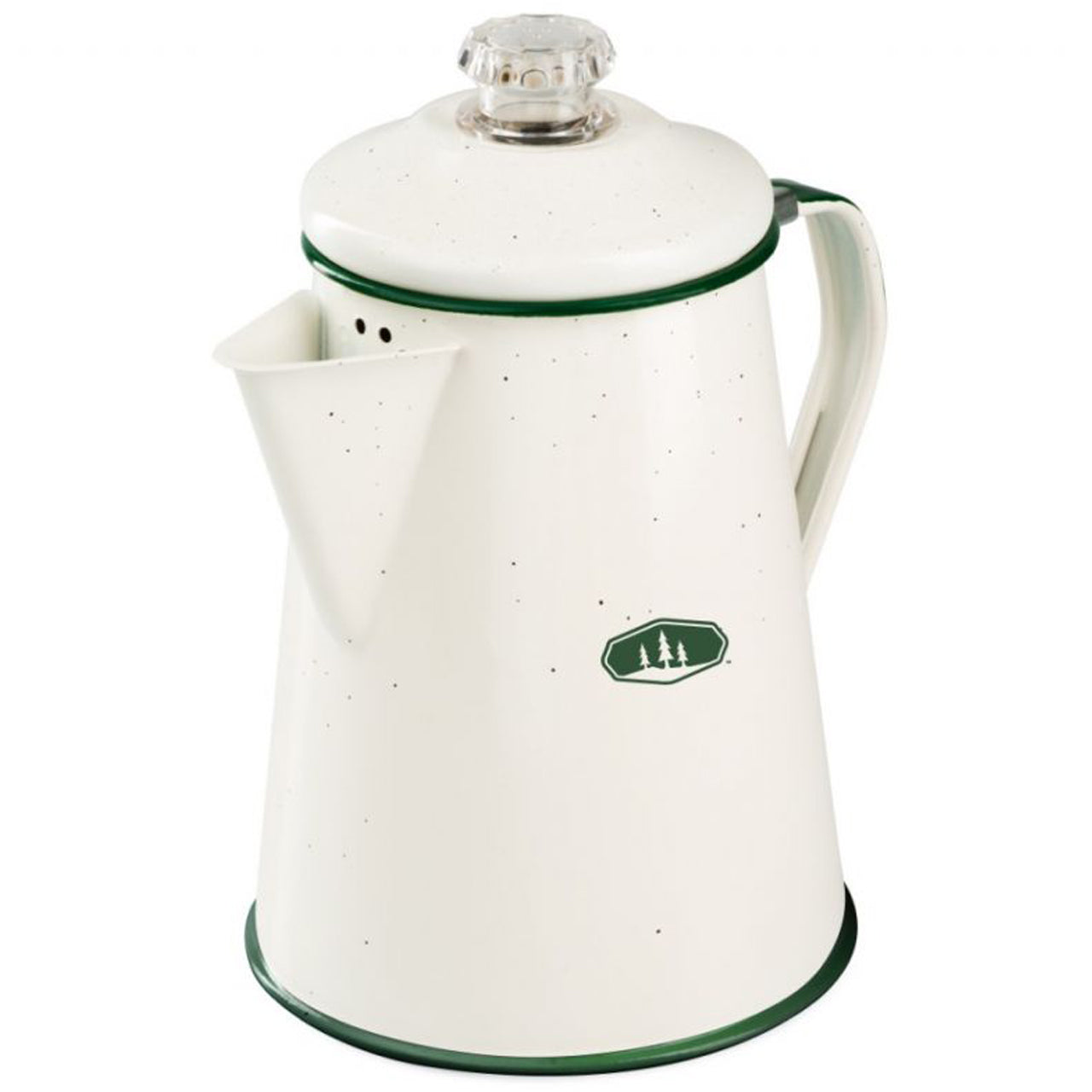8 Cup Stainless Steel Percolator Coffee Maker - Deluxe Stovetop Coffee Pot for Camping, Home & Office Brewing