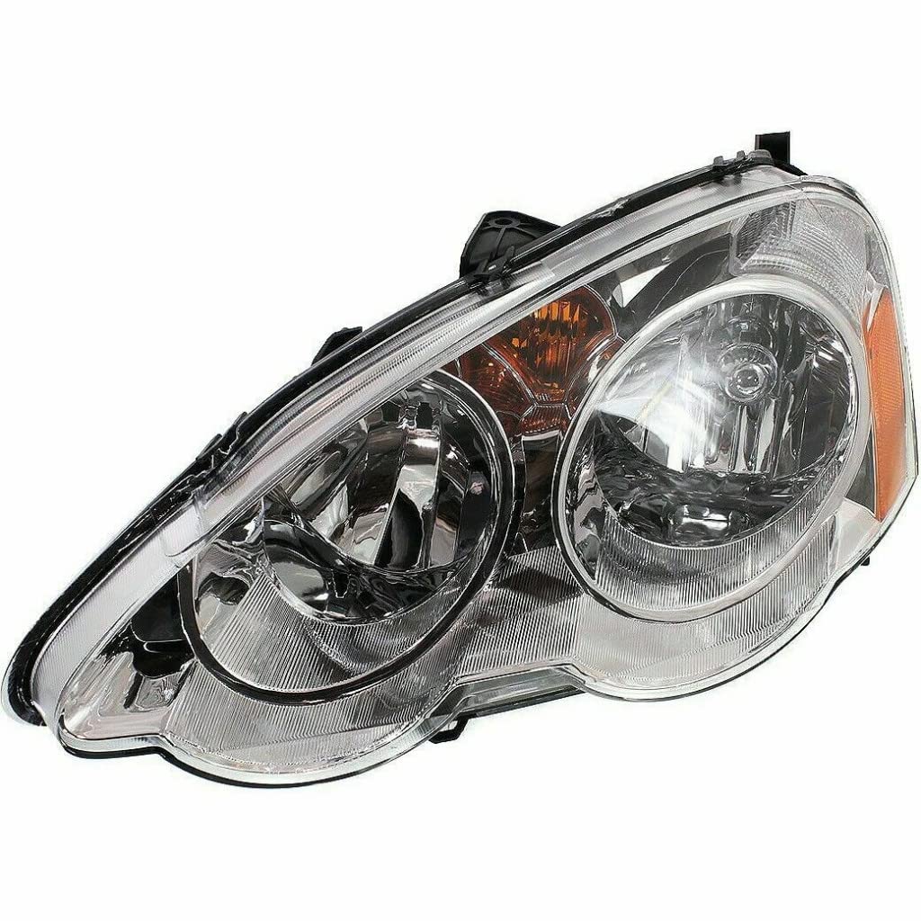 Acura RSX 2002-2004 Driver Side Headlight Assembly Replacement - Compatible with AC2518101, 33151S6MA01 | OEM Style Lens & Housing | Perfect for Night Driving & Car Restoration Projects