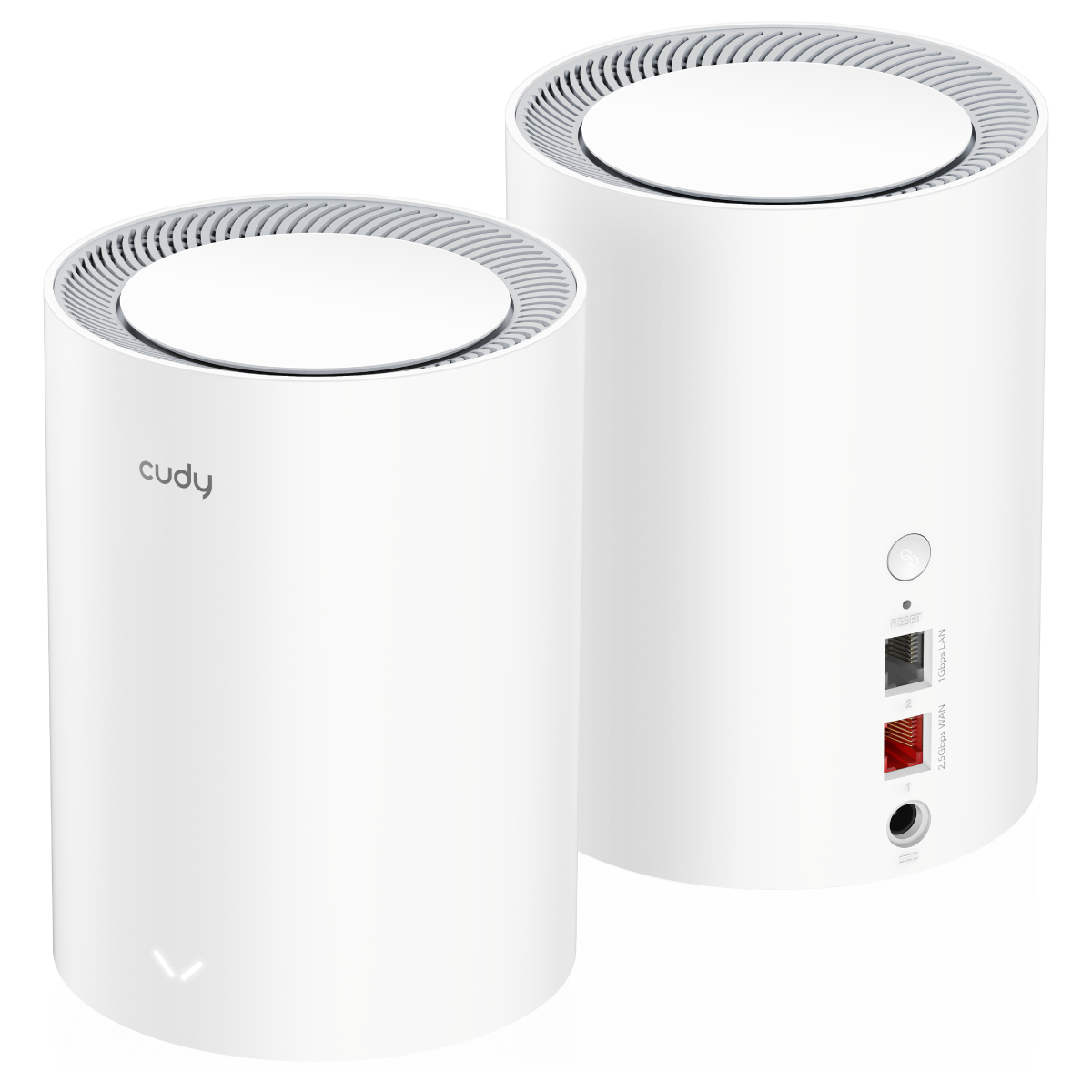 Cudy M3000 AX3000 Dual Band WiFi 6 Mesh Router (2-Pack) with 2.5G WAN Port - High-Speed Whole Home Coverage for Gaming, Streaming & Smart Devices