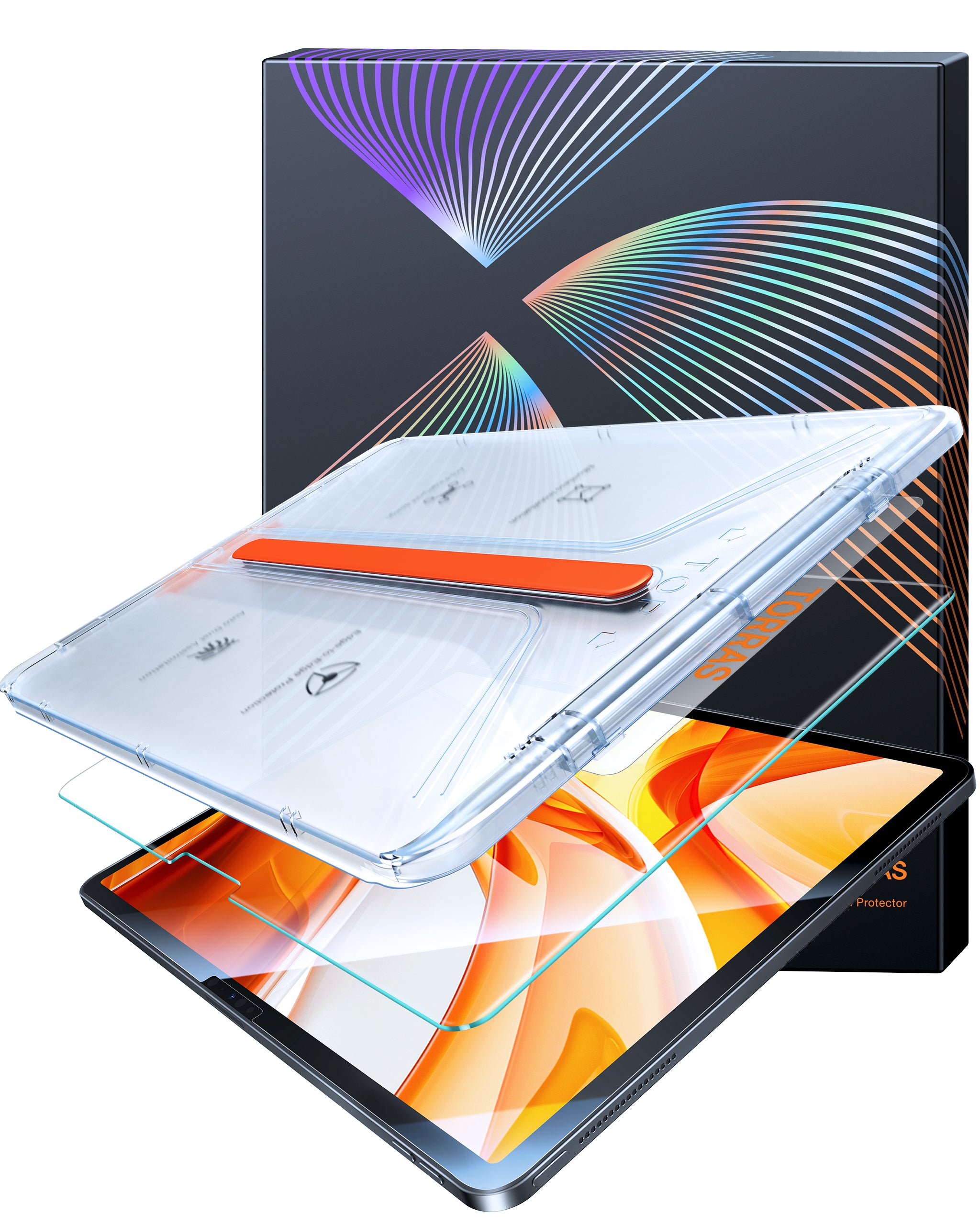 GlassGo Tempered Glass Screen Protector for iPad Pro 11 Inch (2021/2022) - 9H Hardness, HD Clear, Anti-Scratch, Bubble-Free - Perfect for Work, Study & Entertainment