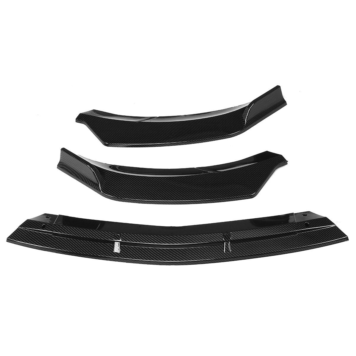 SHENYF Matte Black Car Front Bumper Lip Spoiler for Mercedes-Benz CLA-Class W117 (2016-2020) - Aerodynamic Splitter Diffuser & Protection Guard | Perfect for Street Racing & Car Shows
