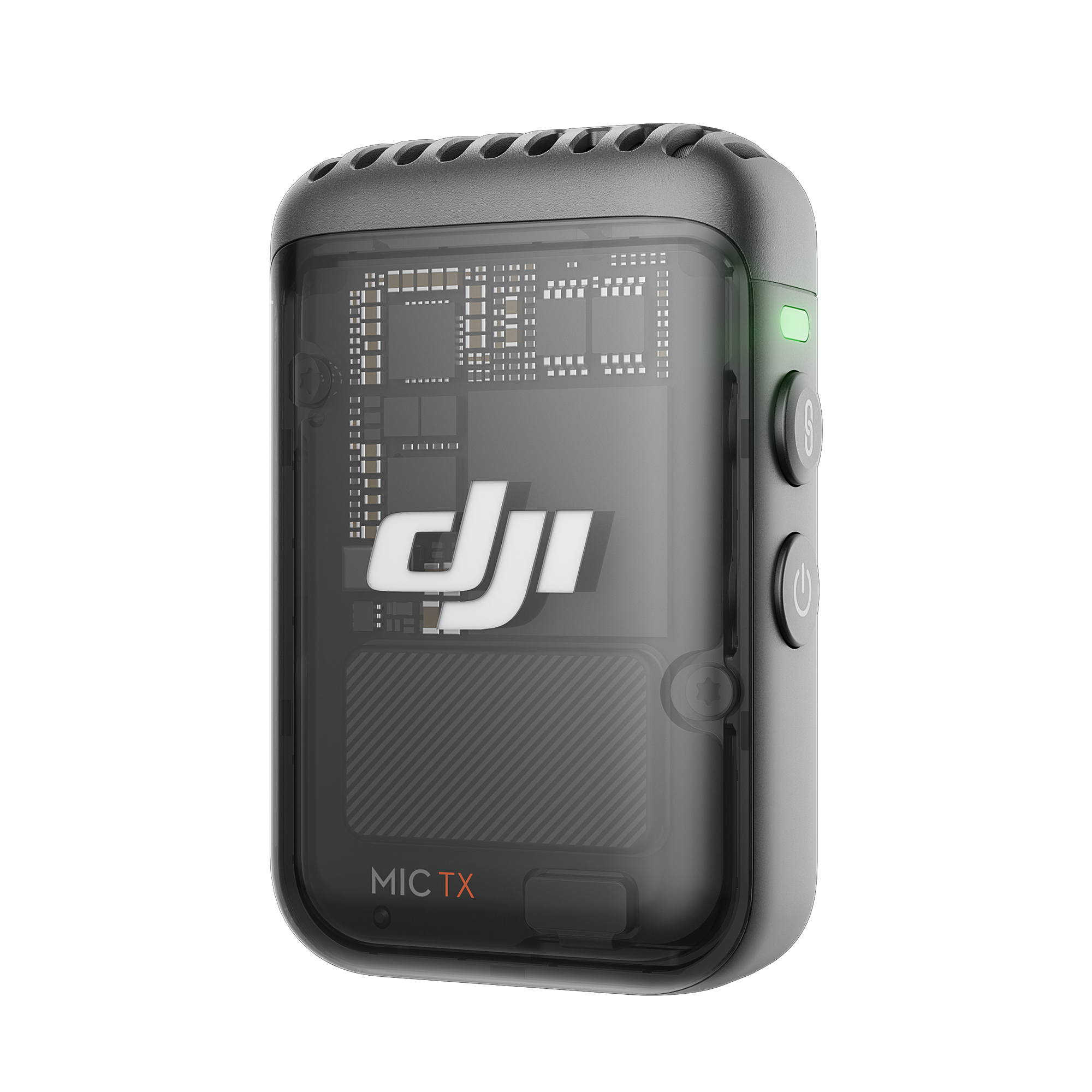 DJI Mic 2 Wireless Lavalier Microphone Transmitter - Shadow Black for Vlogging, Interviews & Content Creation