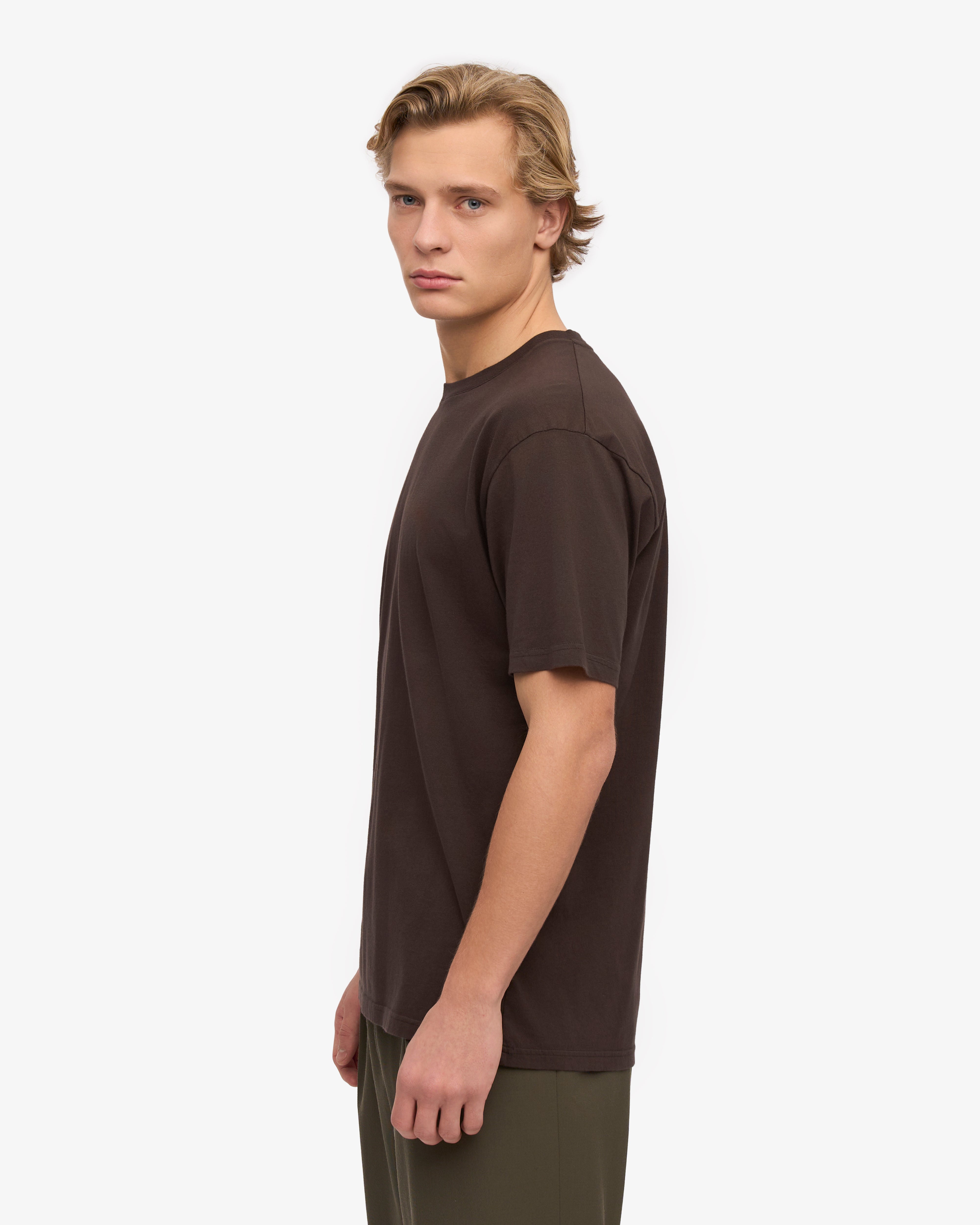 Classic Organic Cotton T-Shirt for Men & Women - Soft & Comfortable Coffee Brown Tee - Perfect for Casual Wear, Outdoors & Everyday Use