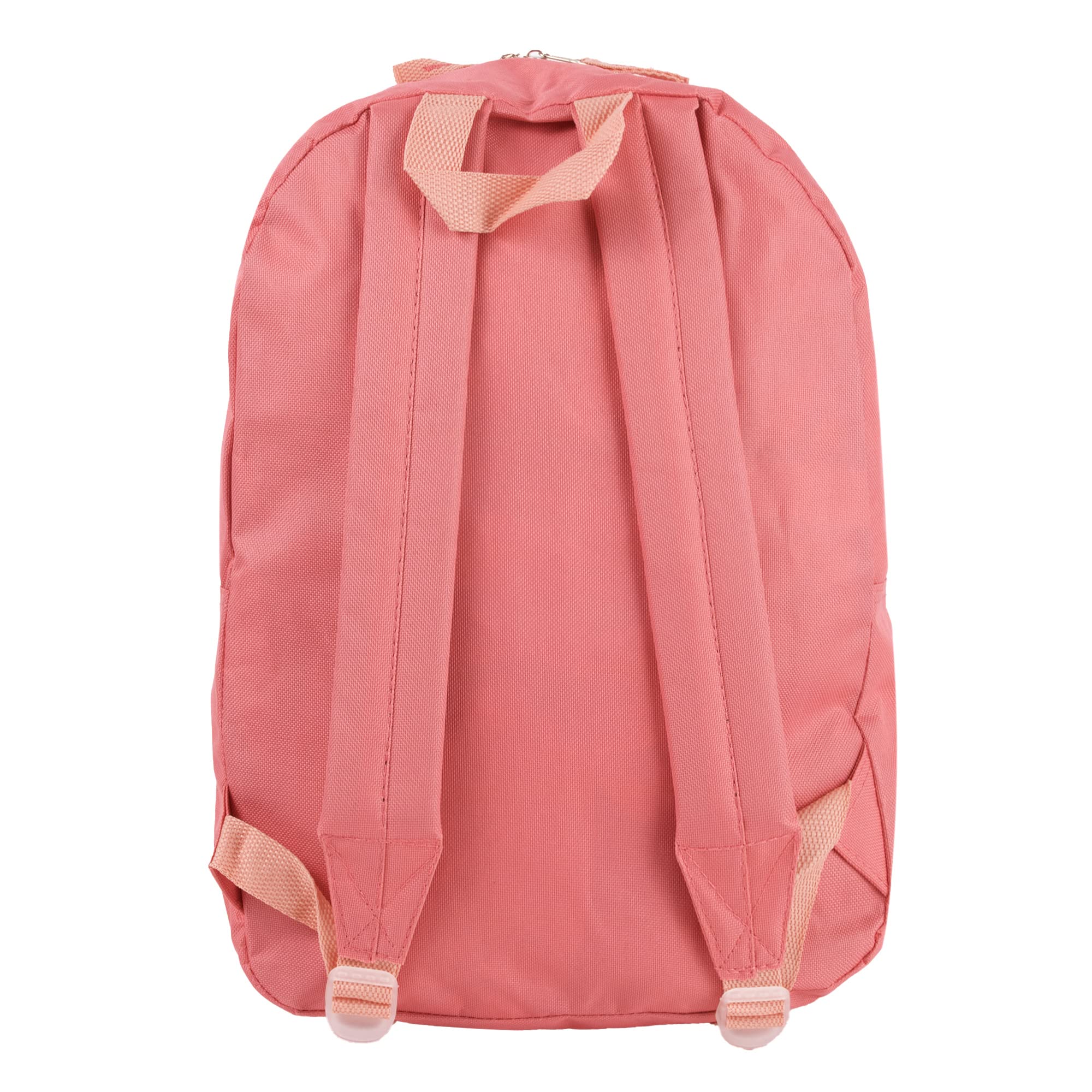 **Trail Maker Classic 17 Inch Hiking Backpack with Adjustable Padded Shoulder Straps - Lightweight & Durable for Outdoor Adventures, Travel & School (Coral)**    **Usage Scenarios:** Perfect for hiking, camping, school, travel, and everyday carry.