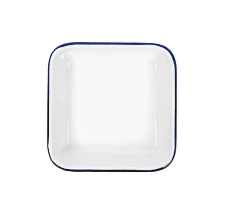 Blue Enamelware Tray Set of 4 - 4.75